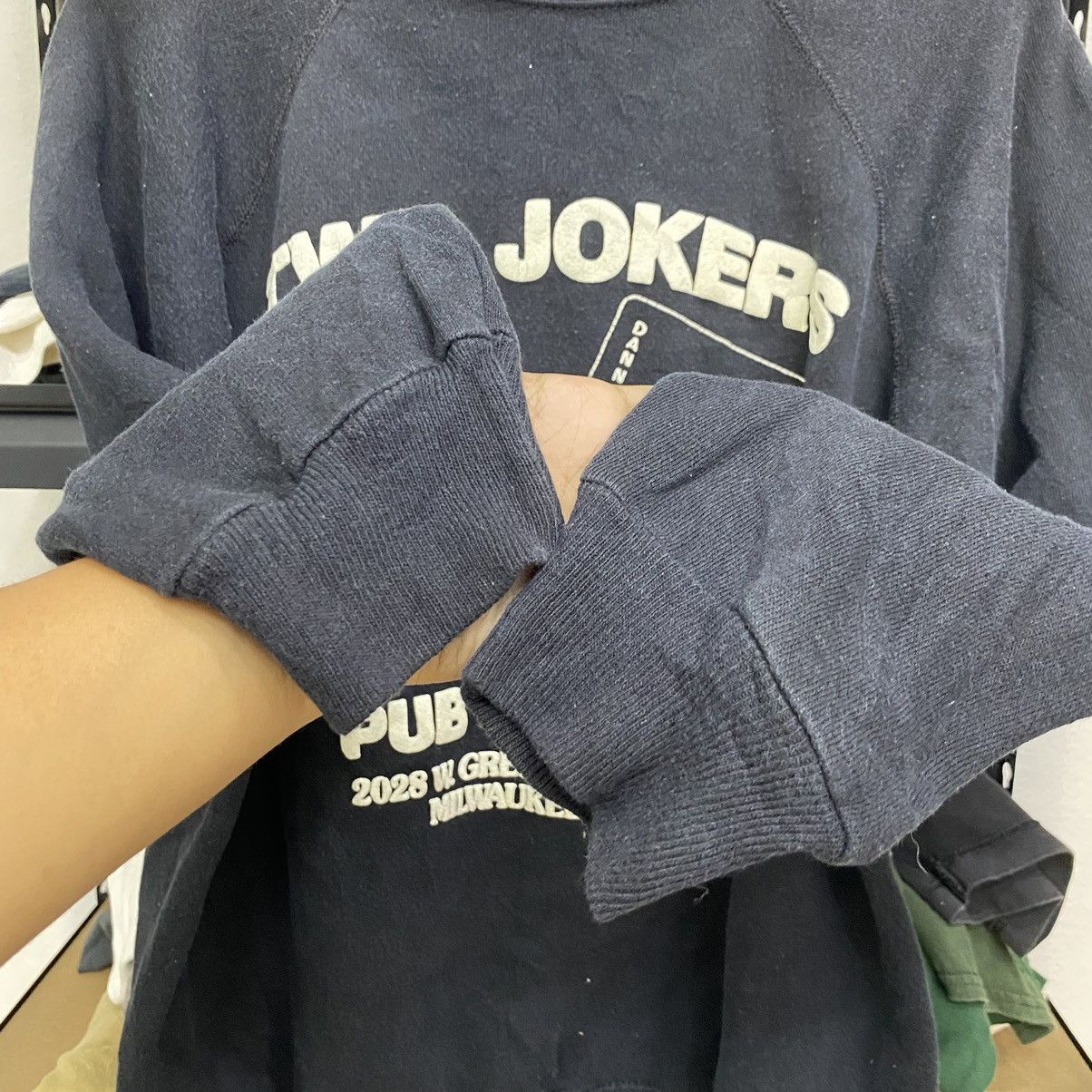 Hanes × Vintage Vintage Joker Sweatshirt 90s❗️ Size US L / EU 52-54 / 3 - 6 Thumbnail