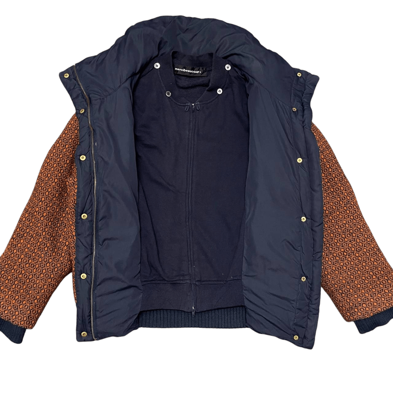Issey Miyake Vintage Issey Miyake Mercibeaucoup Wool Puffer Jacket Size US M / EU 48-50 / 2 - 8 Thumbnail