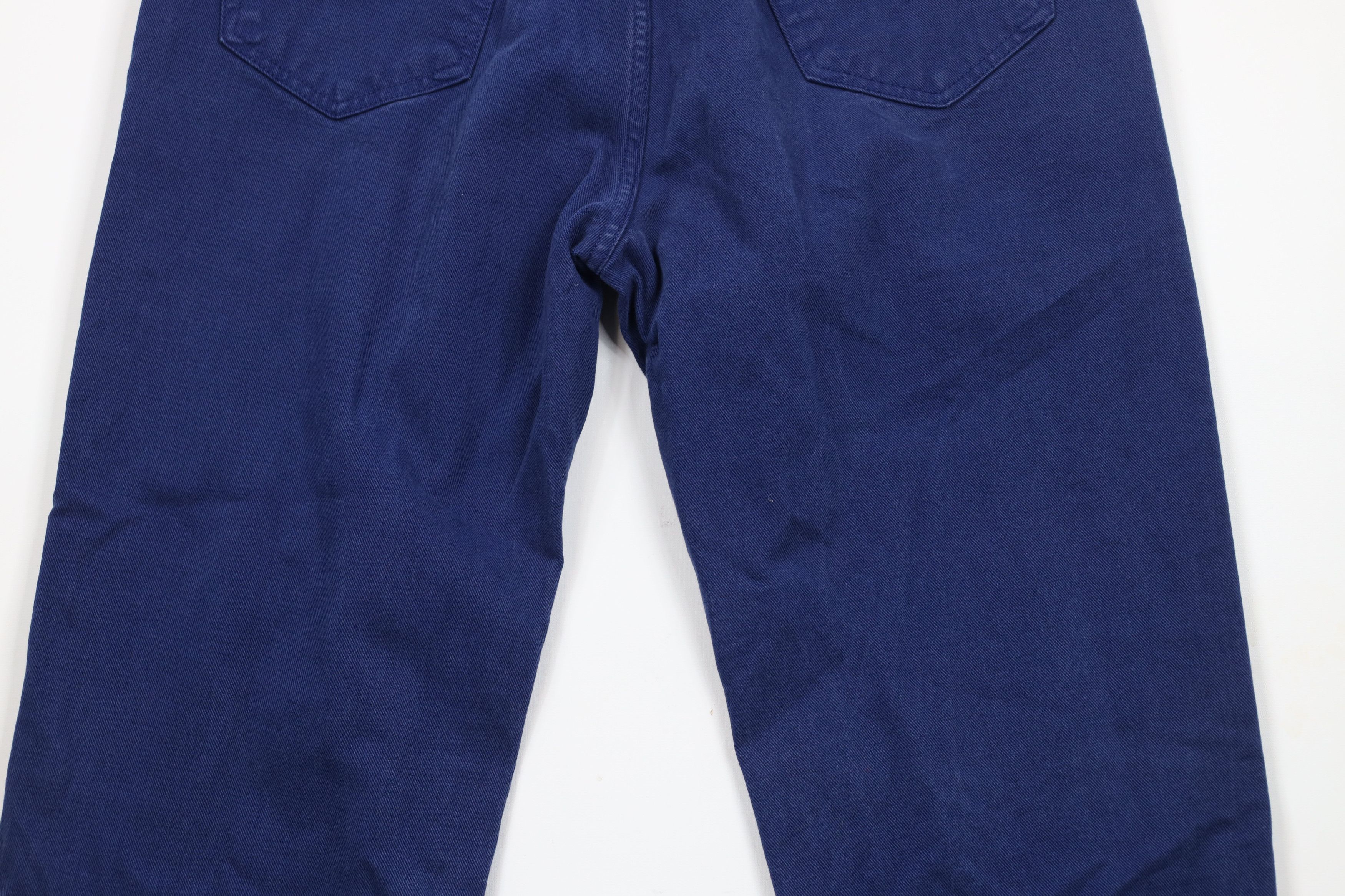 Versace × Vintage Vintage 90s Versace Spell Out Tapered Leg Denim Jeans Blue Size US 32 / EU 48 - 10 Thumbnail