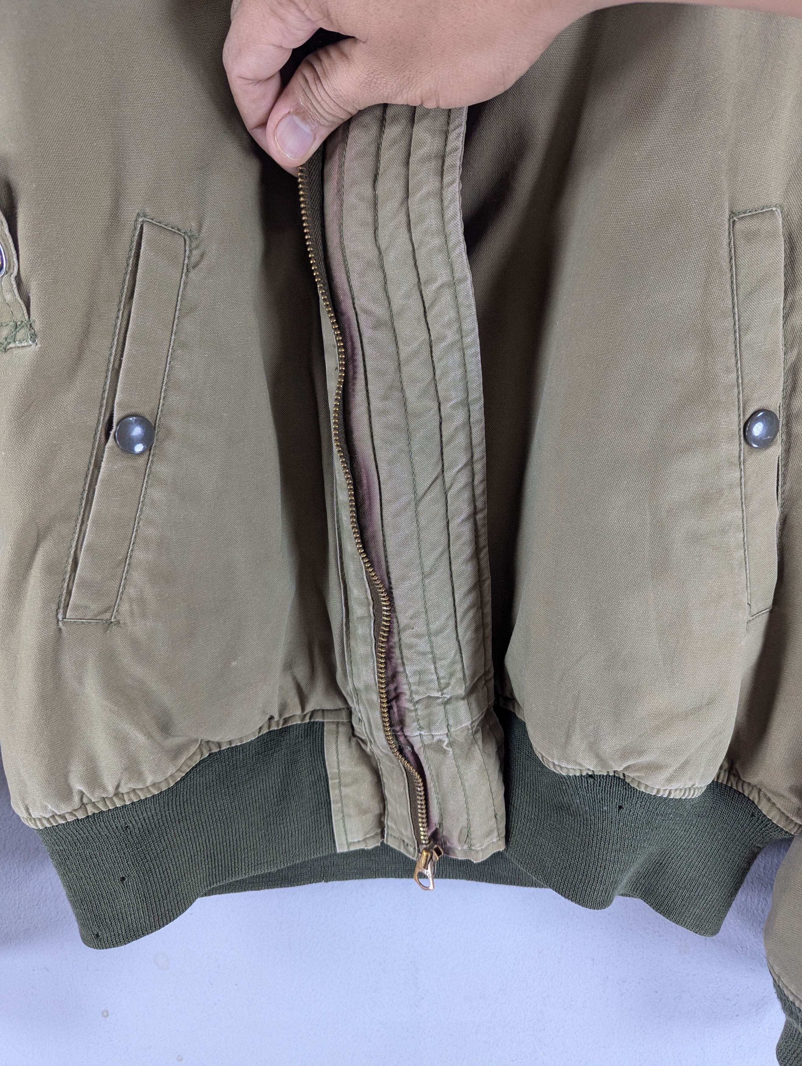 Vintage Vintage B-15A Houston Military Bomber Flight Jacket Size US M / EU 48-50 / 2 - 14 Thumbnail