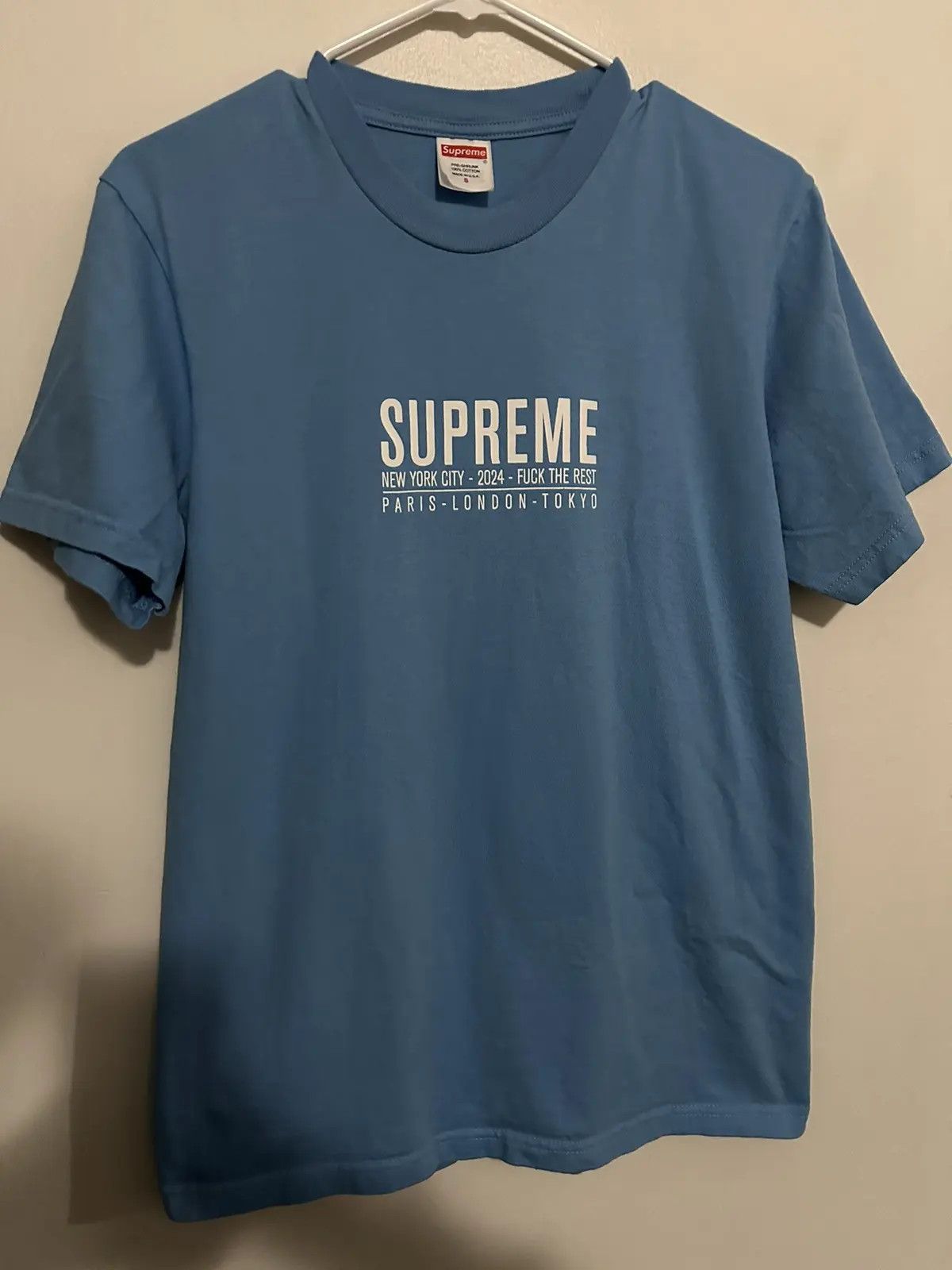 Supreme Supreme Paris Tee Size US S / EU 44-46 / 1 - 1 Thumbnail