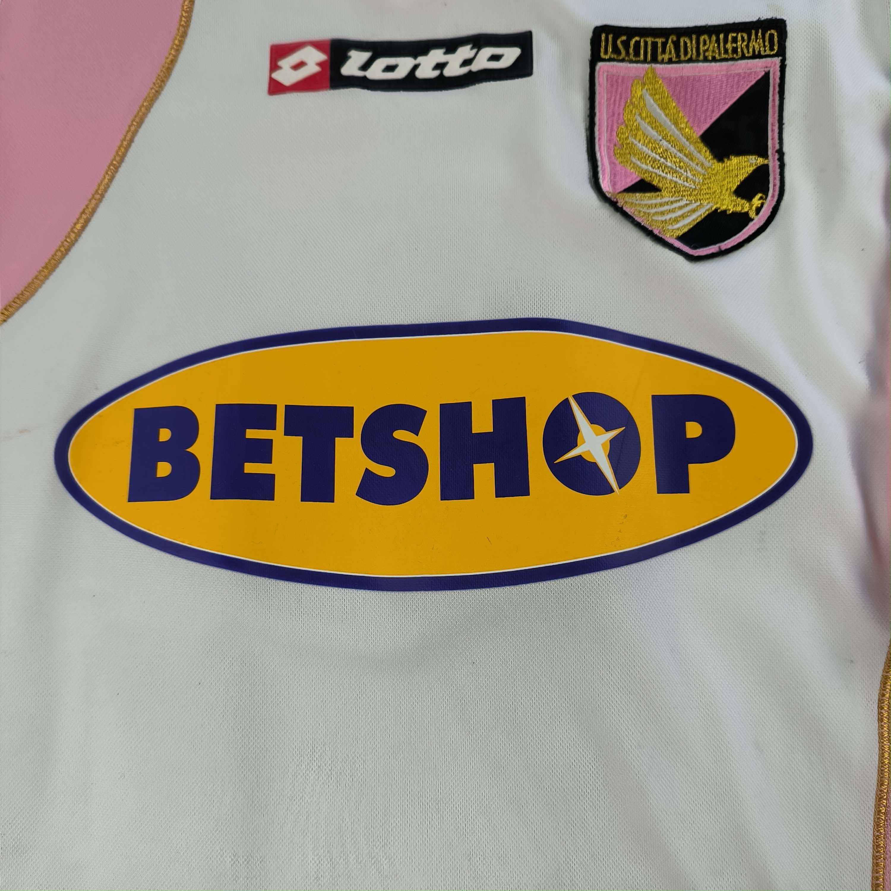 Lotto Sport Palermo 2009-10 Lotto away Bresciano football jersey size M Size US M / EU 48-50 / 2 - 6 Thumbnail