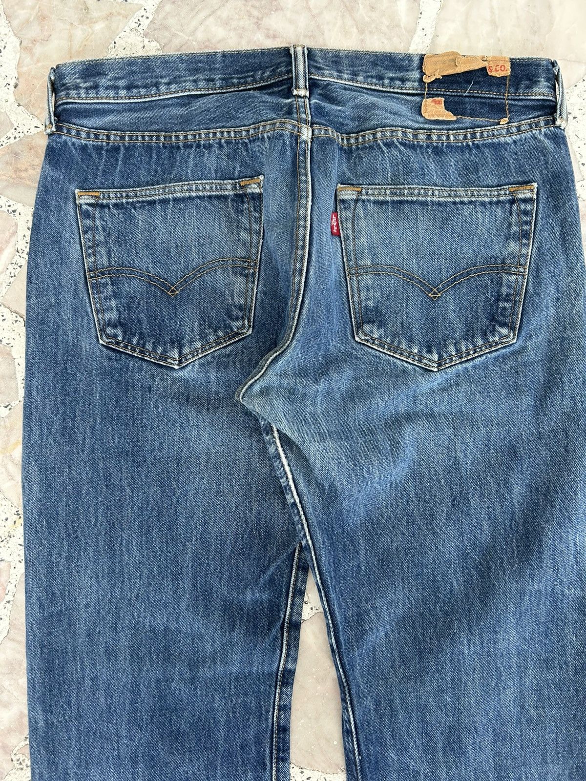 Levi's Levis W35 Ripped Denim Jeans Size US 35 - 10 Thumbnail