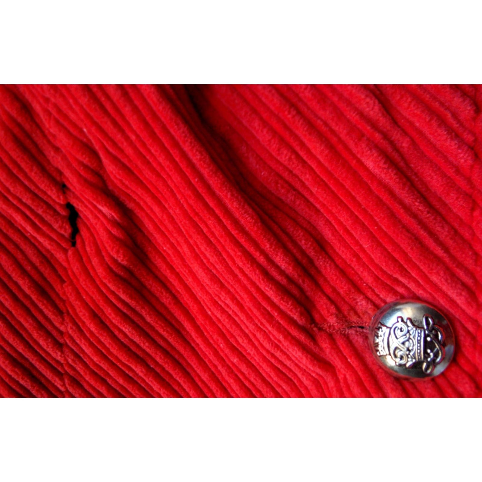 Vintage VINTAGE ILGWU Ladies M/L 1960s Corduroy Coat Fleece Lined Union Made USA Red Mens Size M / US 6-8 / IT 42-44 - 6 Thumbnail