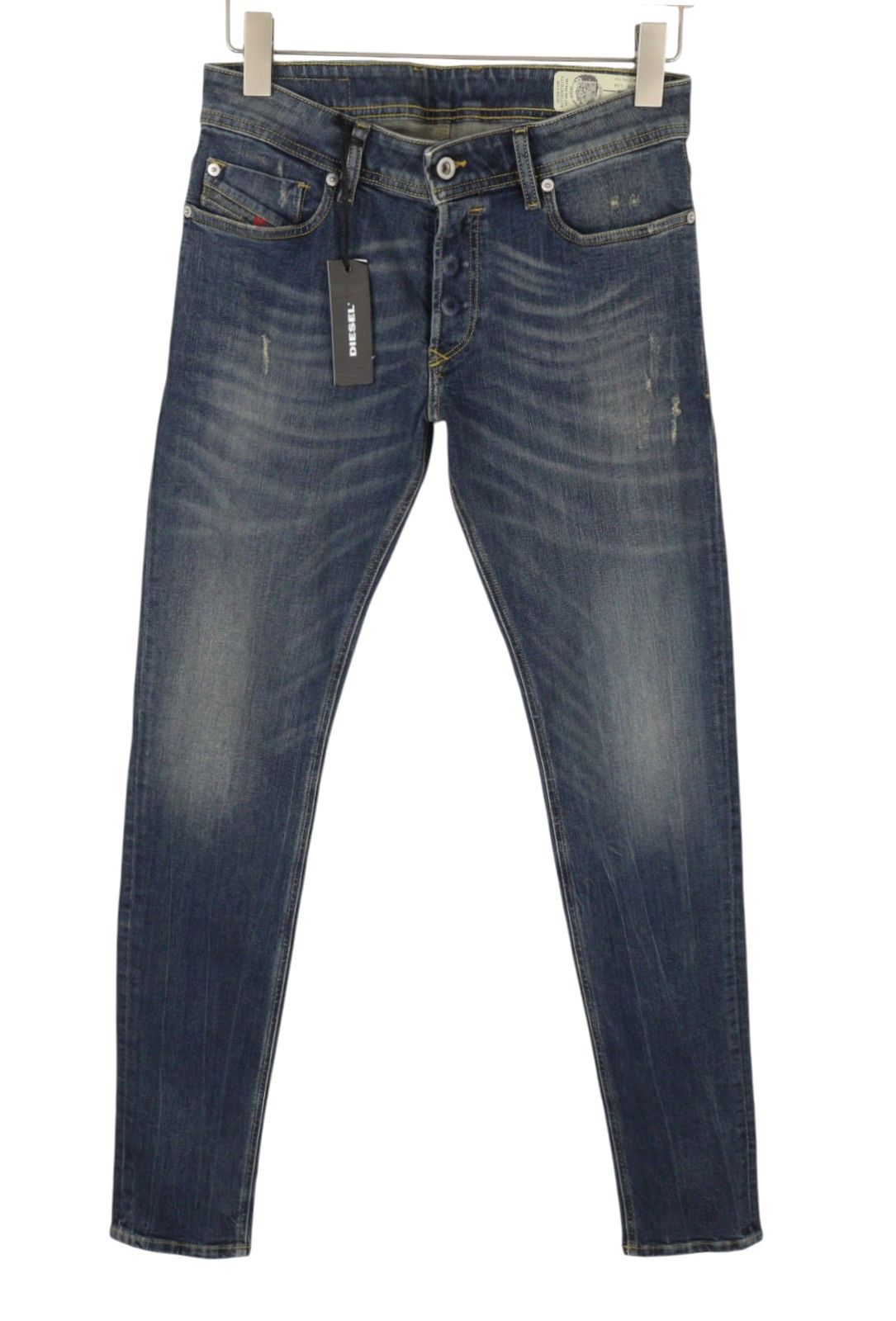 Diesel TROXER R9CG6 W28/L34 Blue Distress Slim Skinny Jeans 89141 Size US 28 / EU 44 - 1 Thumbnail