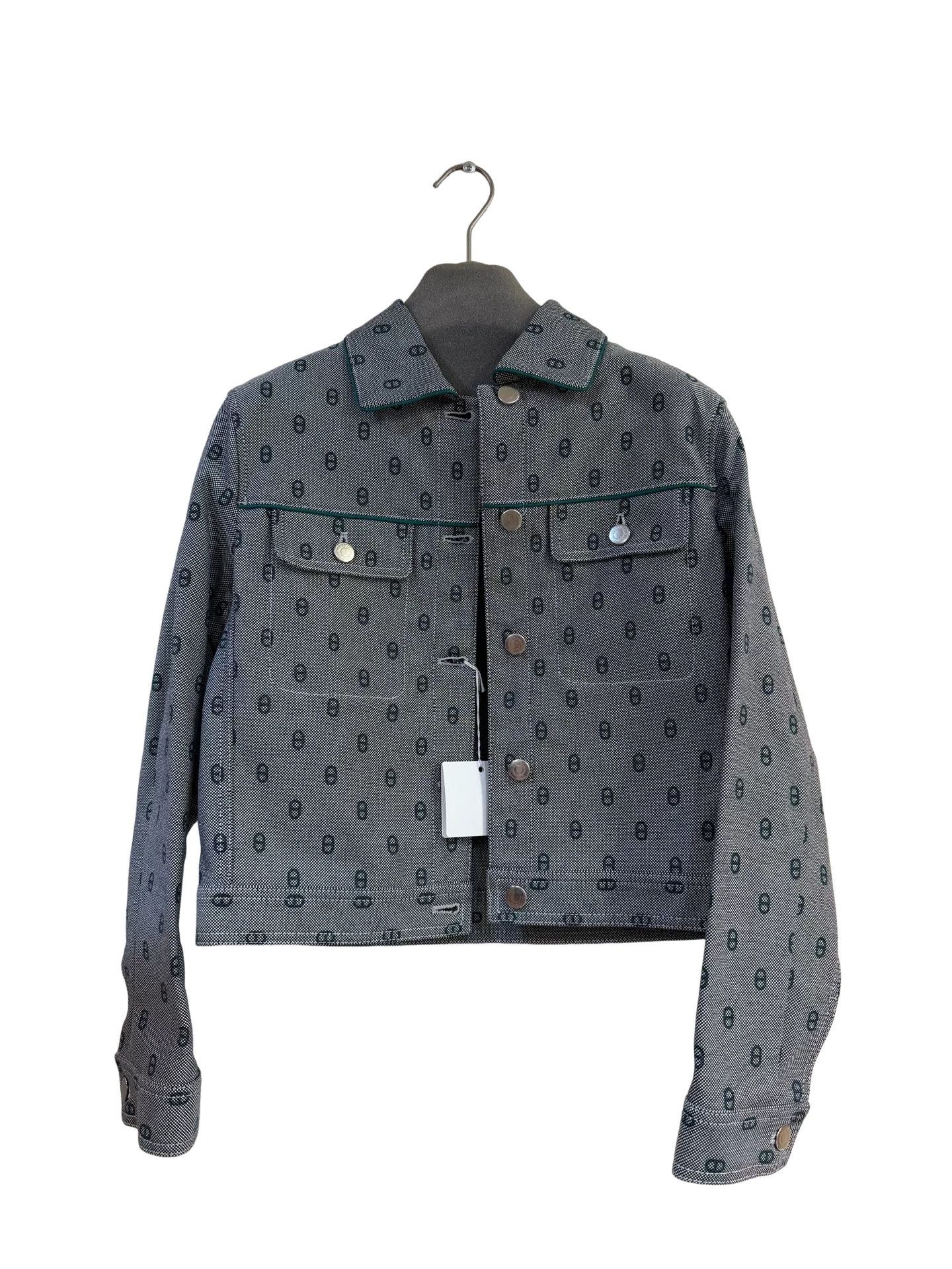 Hermes Hermes Chaine d'Ancre Print Denim Jacket 36 Size XS / US 0-2 / IT 36-38 - 1 Thumbnail
