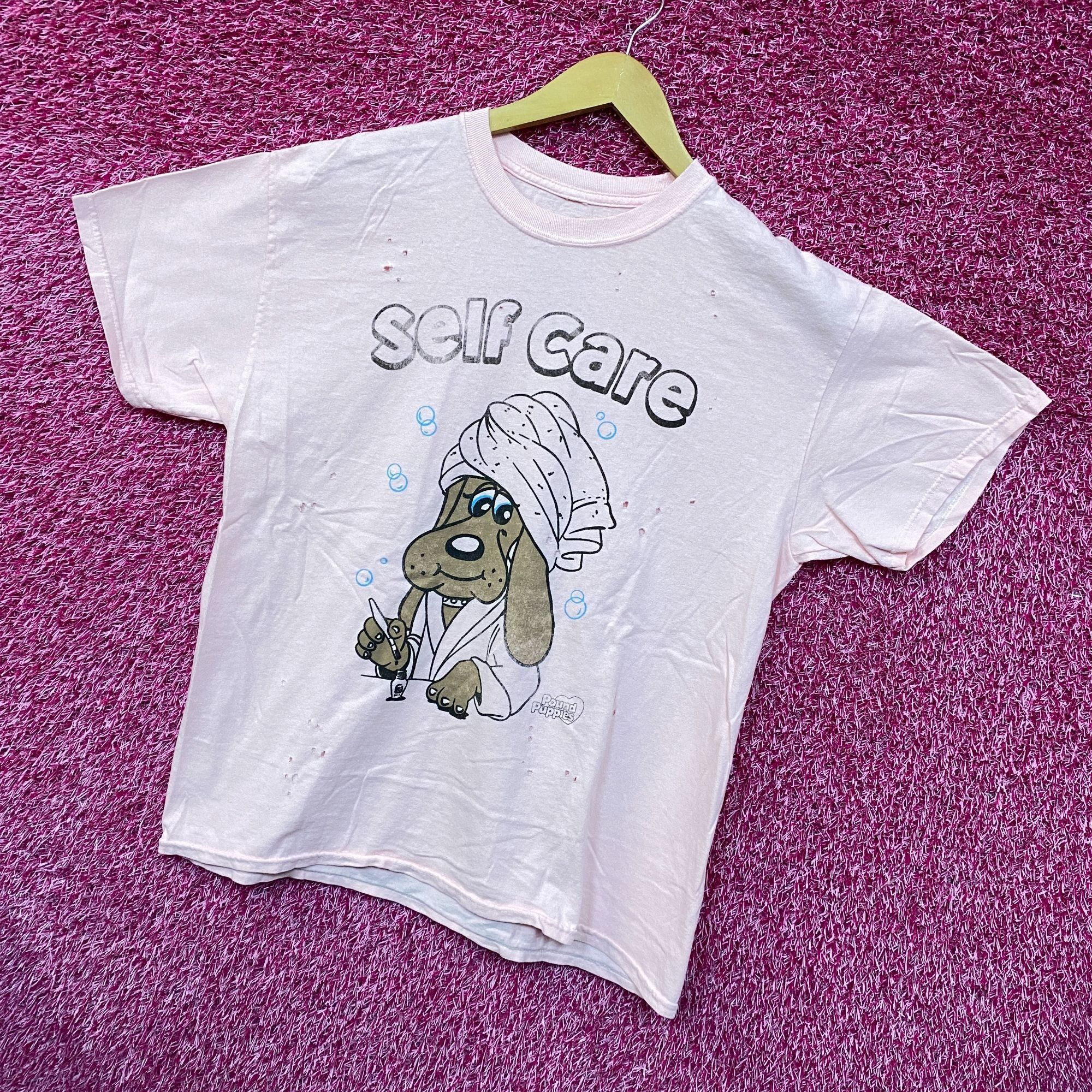 Other Self Care Dog Spa Distressed Pound Puppies TV Series Tee M/L Size US L / EU 52-54 / 3 - 3 Thumbnail