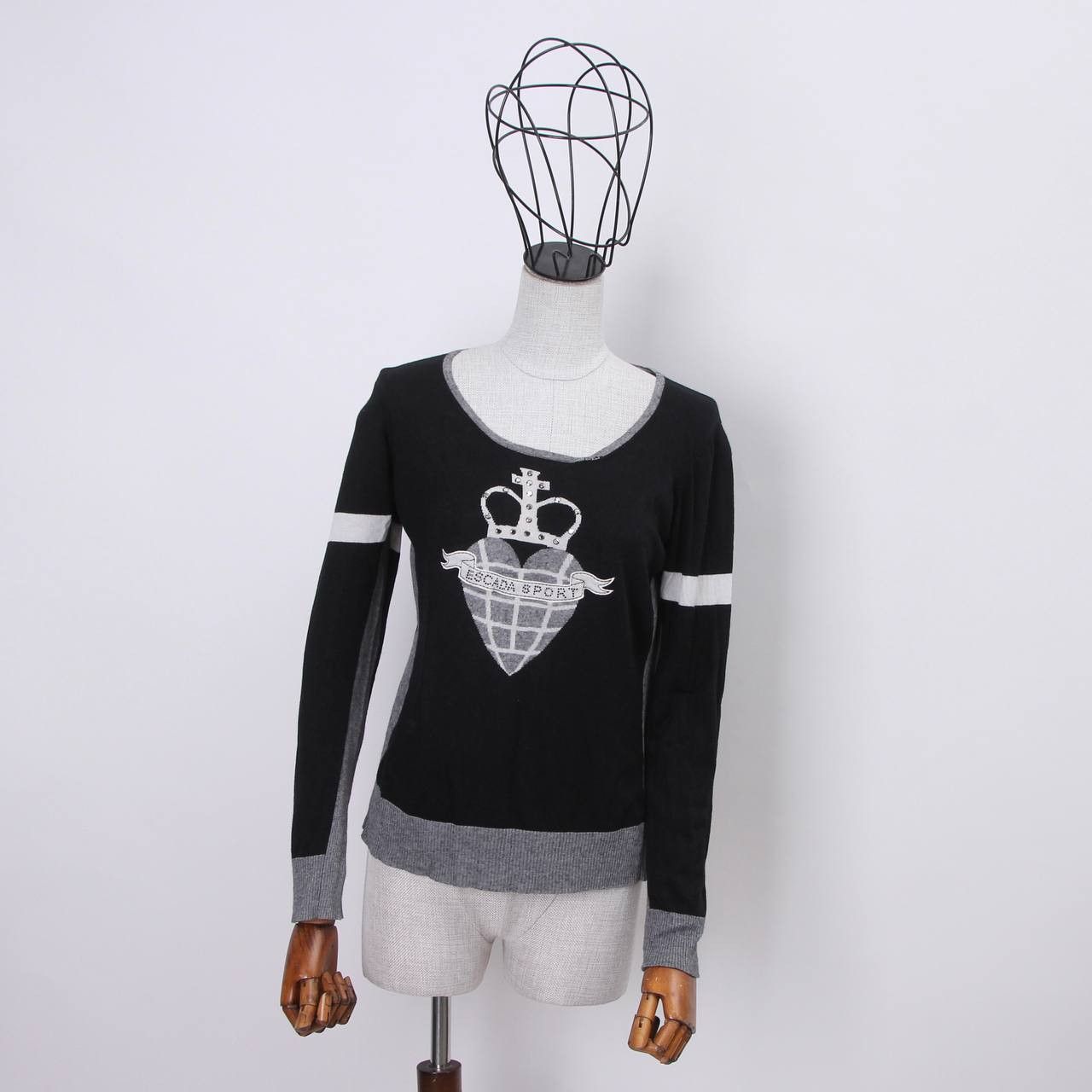Escada Sport Escada Sport Crown Rhinestone Logo Y2K Size S / US 4 / IT 40 - 1 Thumbnail