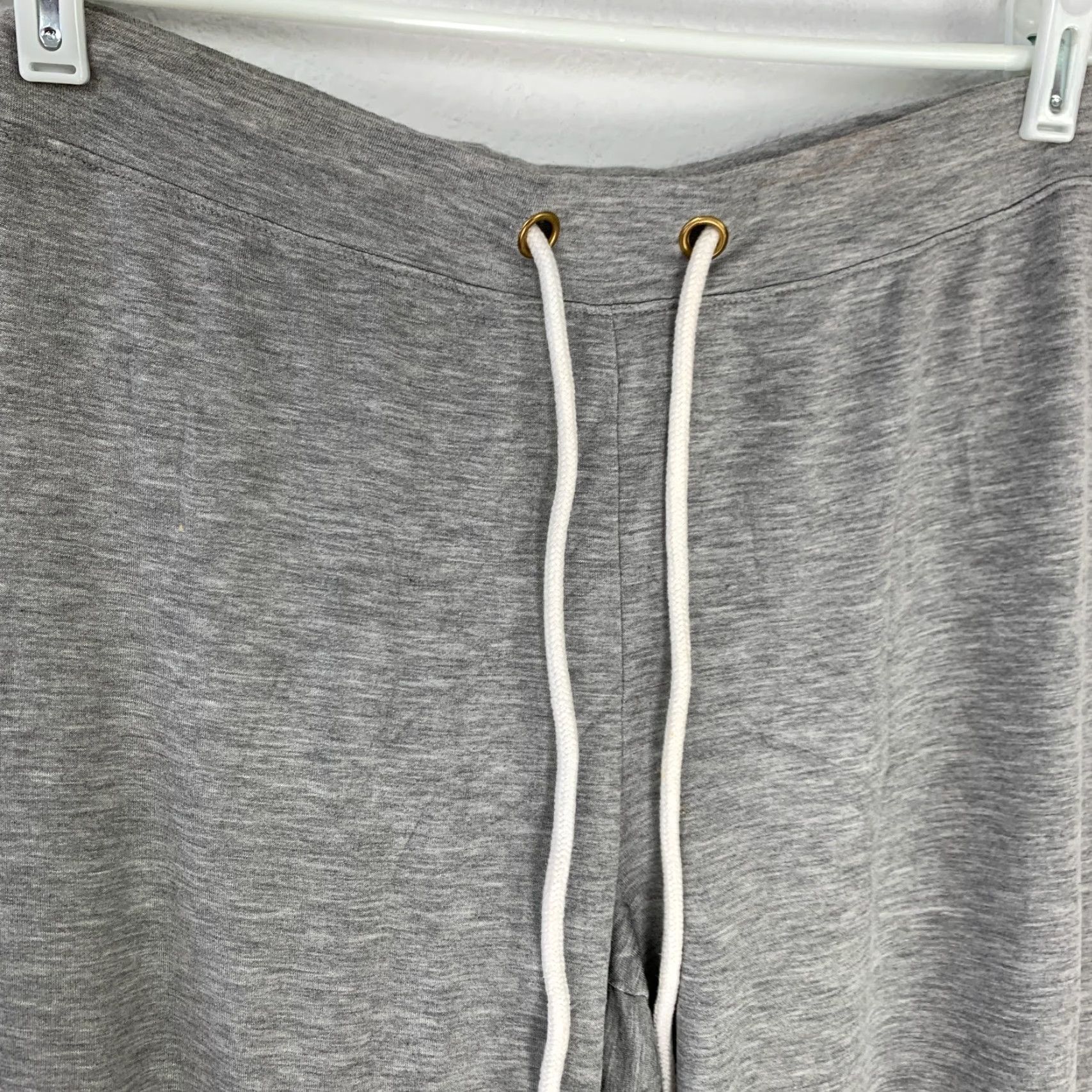 Vintage Peace Love World Gray Gold Metallic Stars Drawstring Lounge Pants Sleepwear XS Size 26" / US 2 / IT 38 - 3 Thumbnail