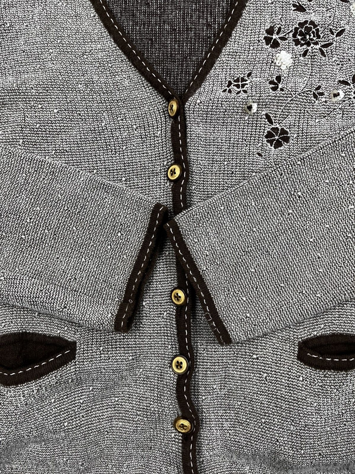 Escada Vintage Y2K Escada Lana Wool Sweater Button Ups Cardigan Size S / US 4 / IT 40 - 3 Thumbnail