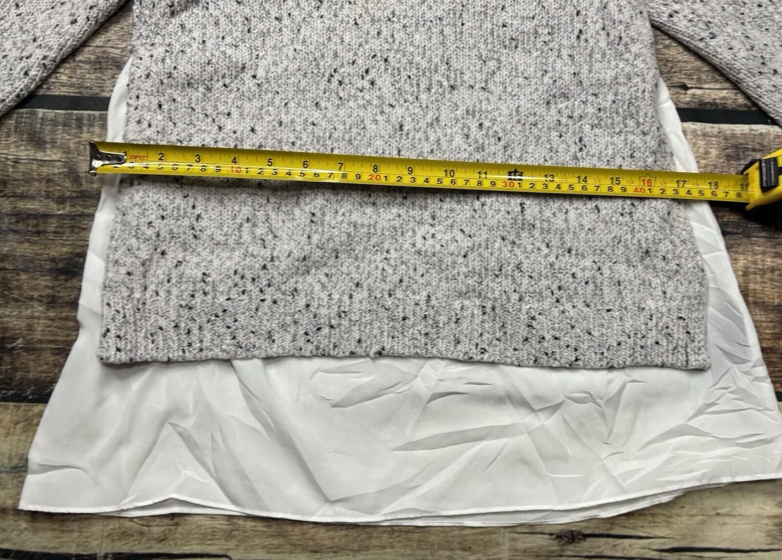 Club Monaco Club Monaco Sweater Womens XS Wool Blend Twofer Confetti Size XS / US 0-2 / IT 36-38 - 11 Thumbnail