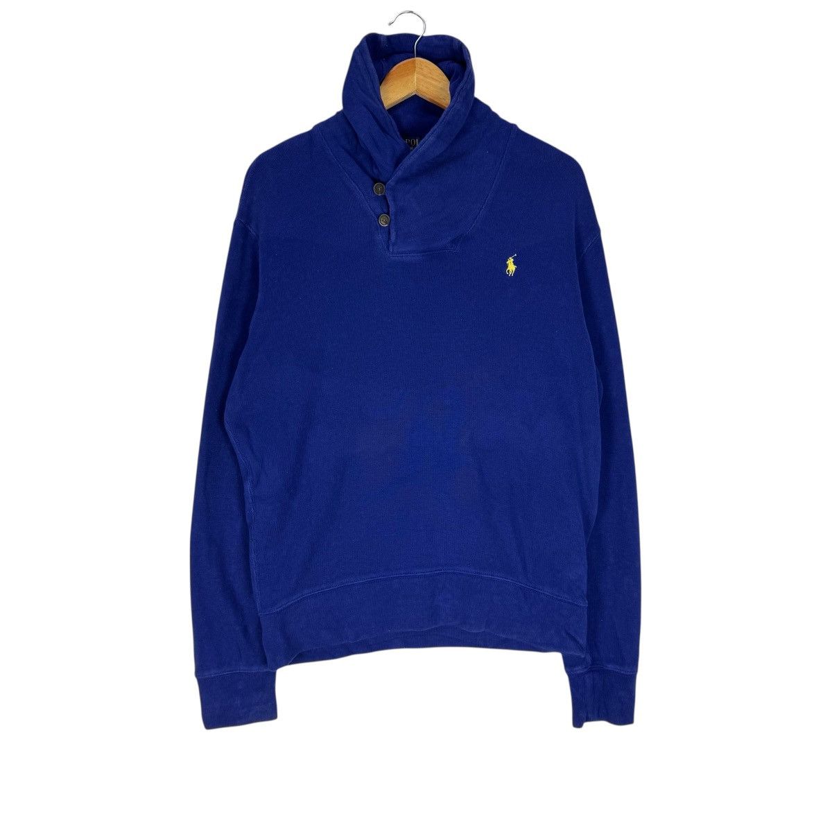 Polo Ralph Lauren 🌟POLO RL SHAWL COLLAR SWEATSHIRT Size US M / EU 48-50 / 2 - 2 Thumbnail