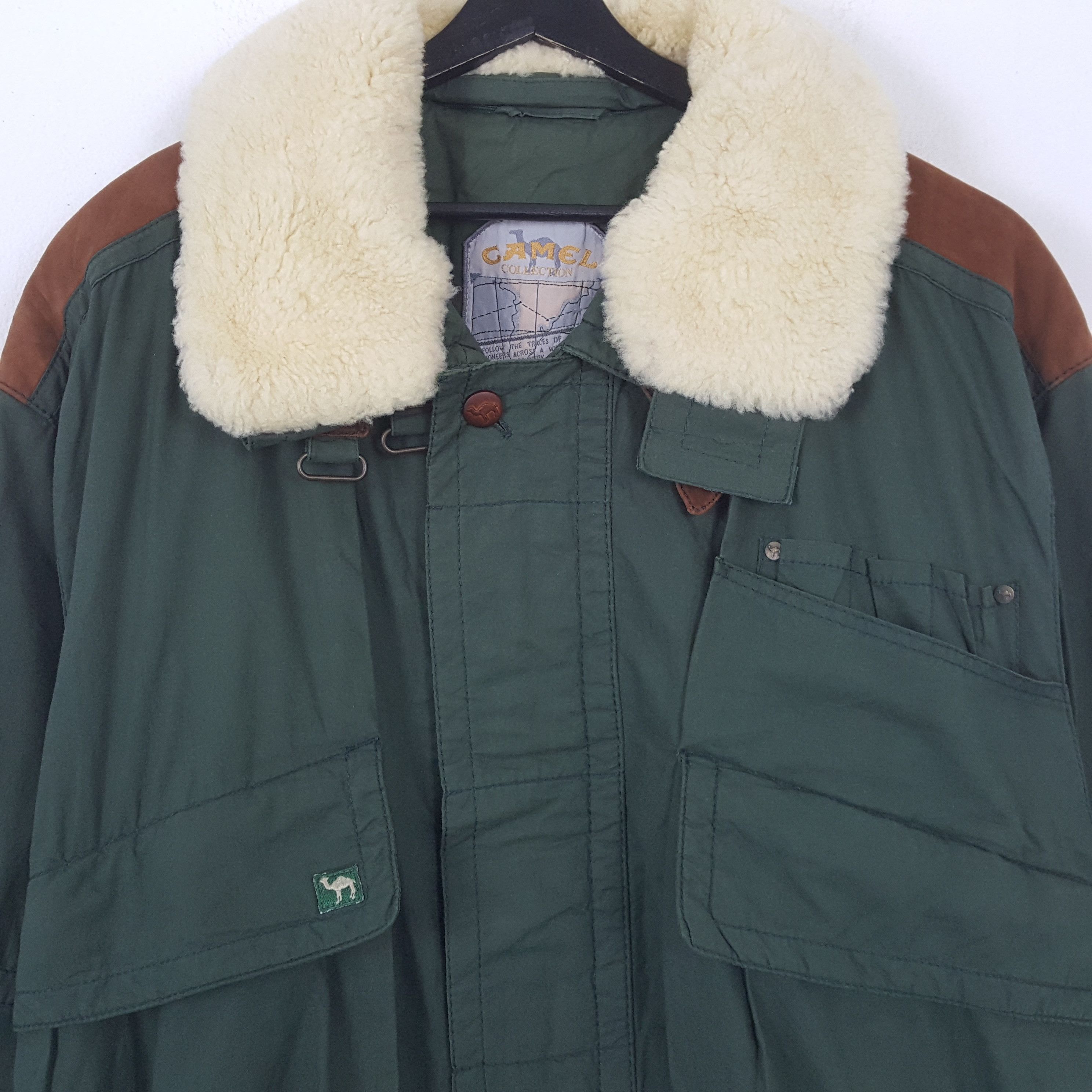 Camel Camel Winter Style Nice Design Jacket RR11 Size US XXL / EU 58 / 5 - 2 Thumbnail