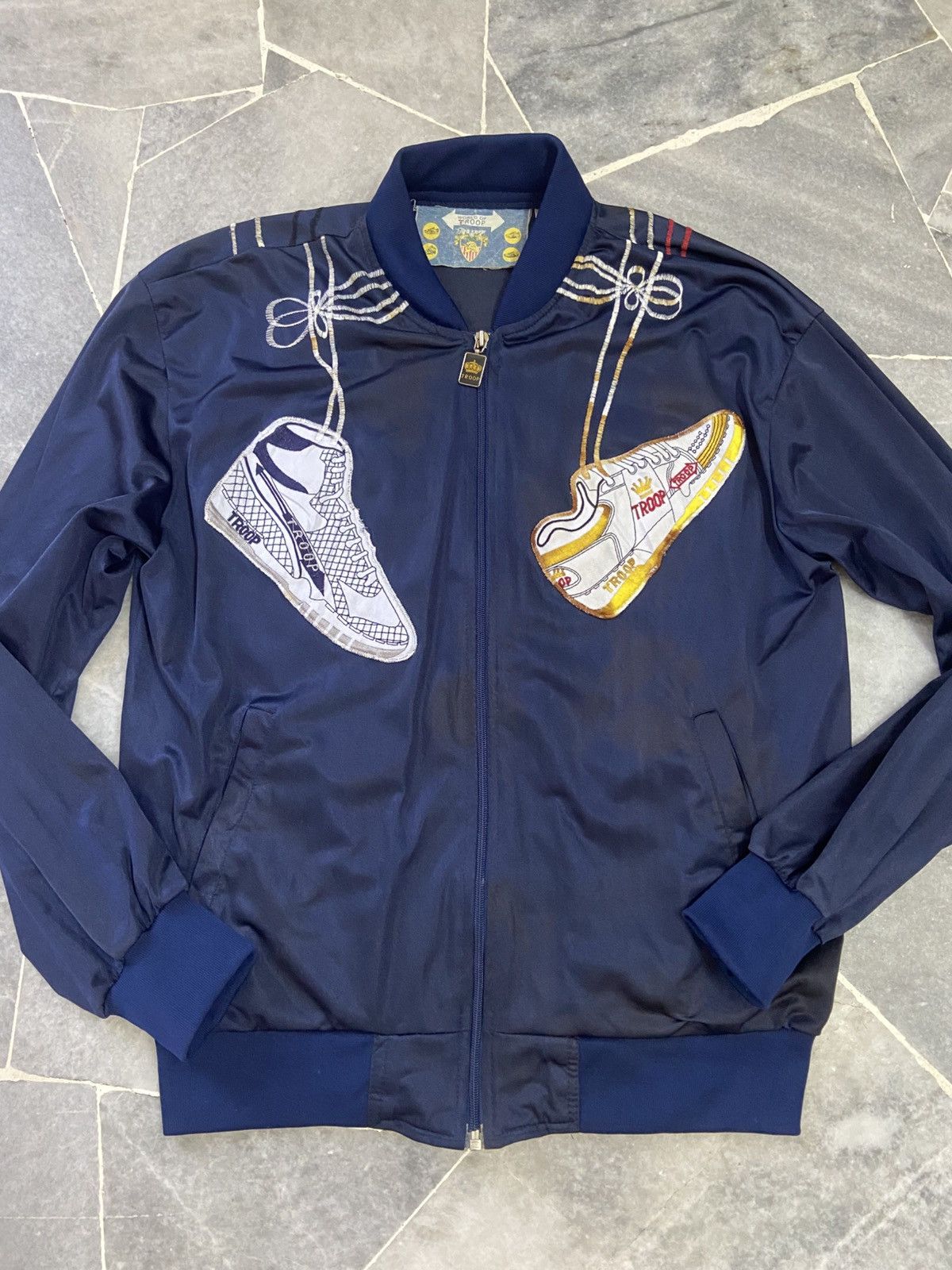 Troop Vintage 80s TROOP Jacket Track Top Jacket Hip Hop Zip Up Size US M / EU 48-50 / 2 - 4 Thumbnail