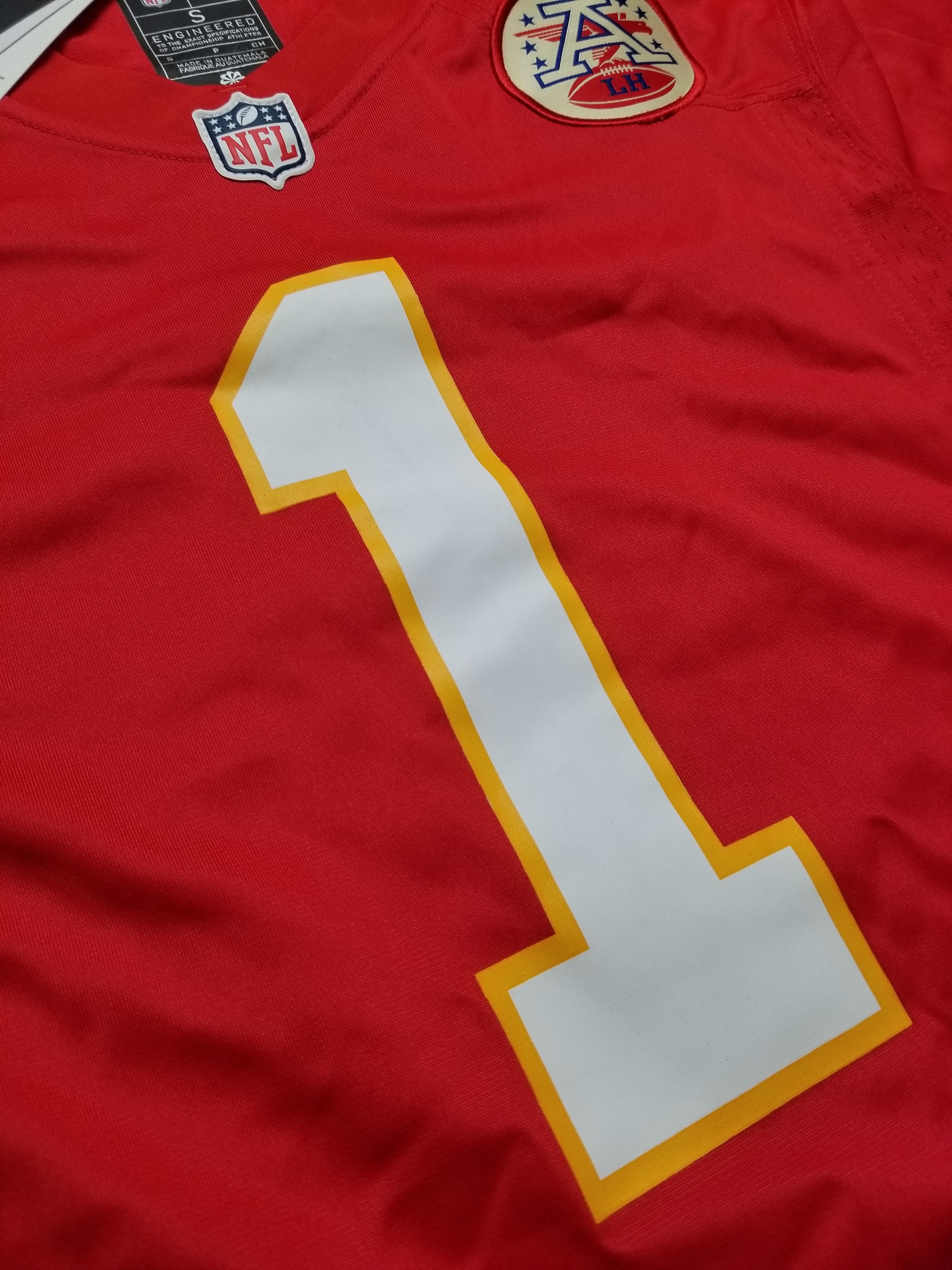 Nike Nike Xavier Worthy#1 Kansas City Chiefs On Field Red Jersey Size US S / EU 44-46 / 1 - 12 Thumbnail