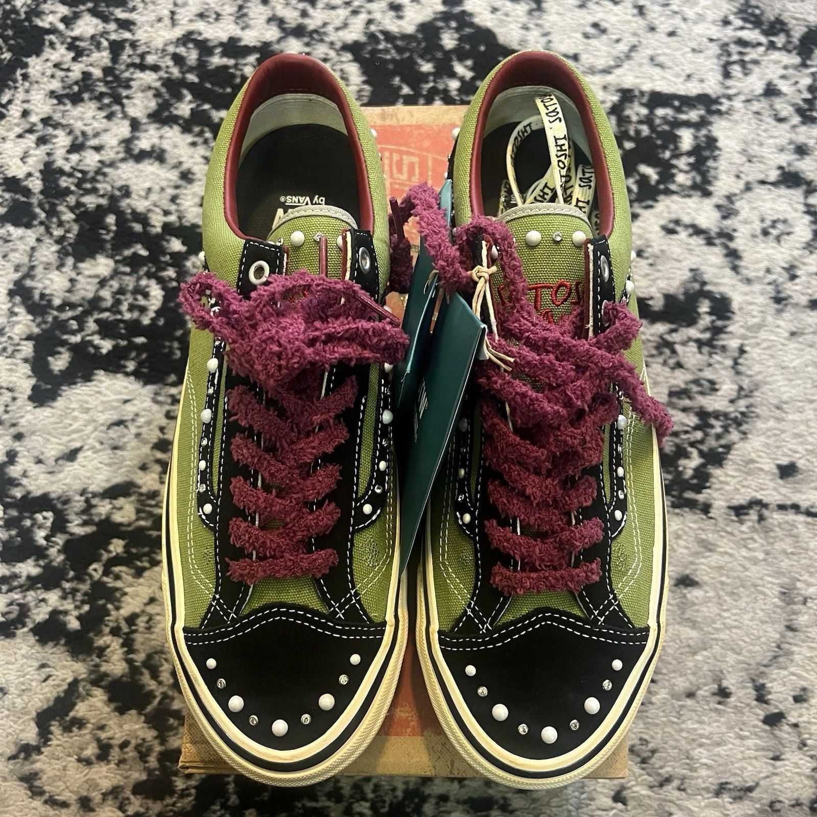 SATOSHI NAKAMOTO x Vans Old Skool Reissue 36 Pearlized Army