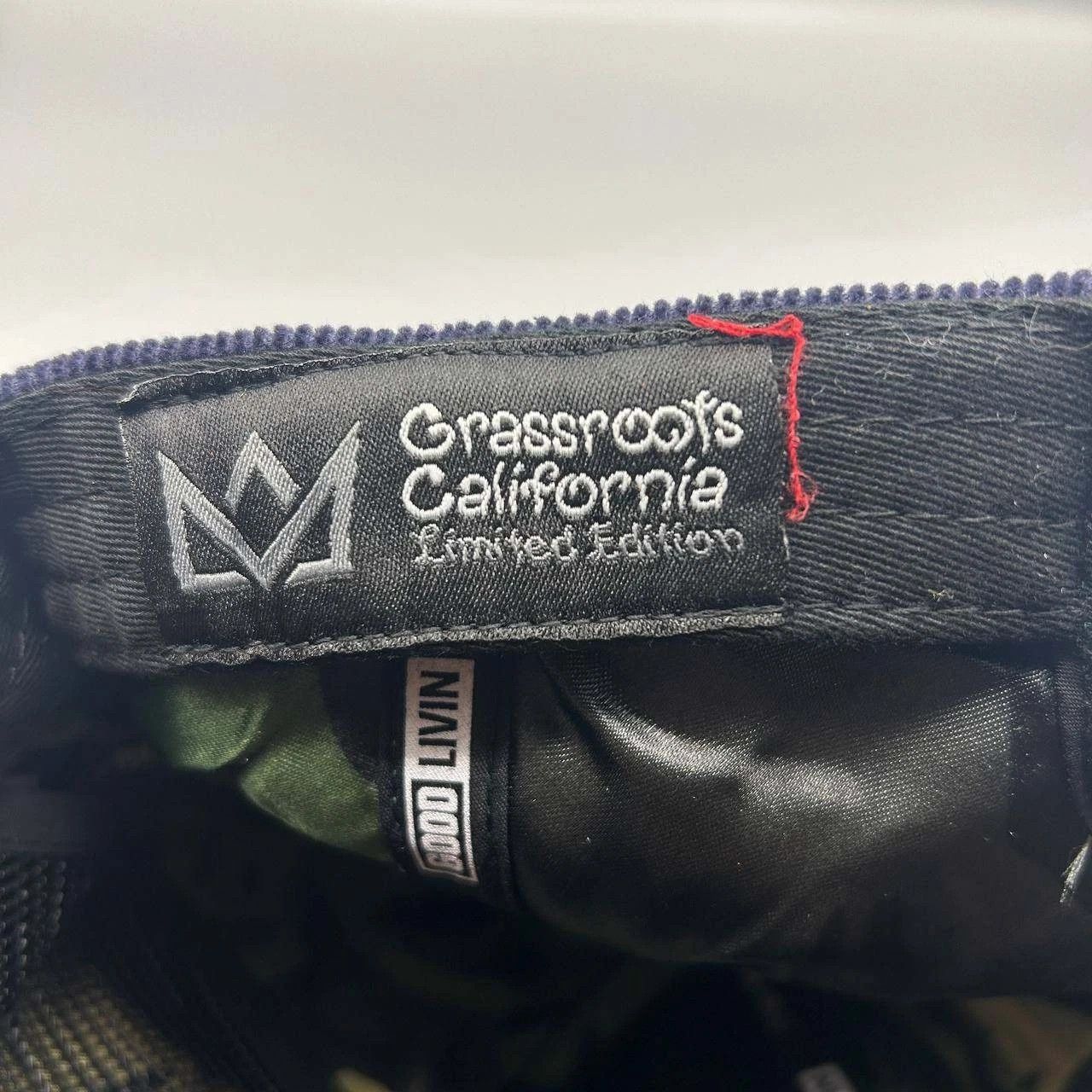 Grassroots California Good Livin Hat Men Blue Corduroy Strap Back Cap Cotton Size ONE SIZE - 6 Thumbnail