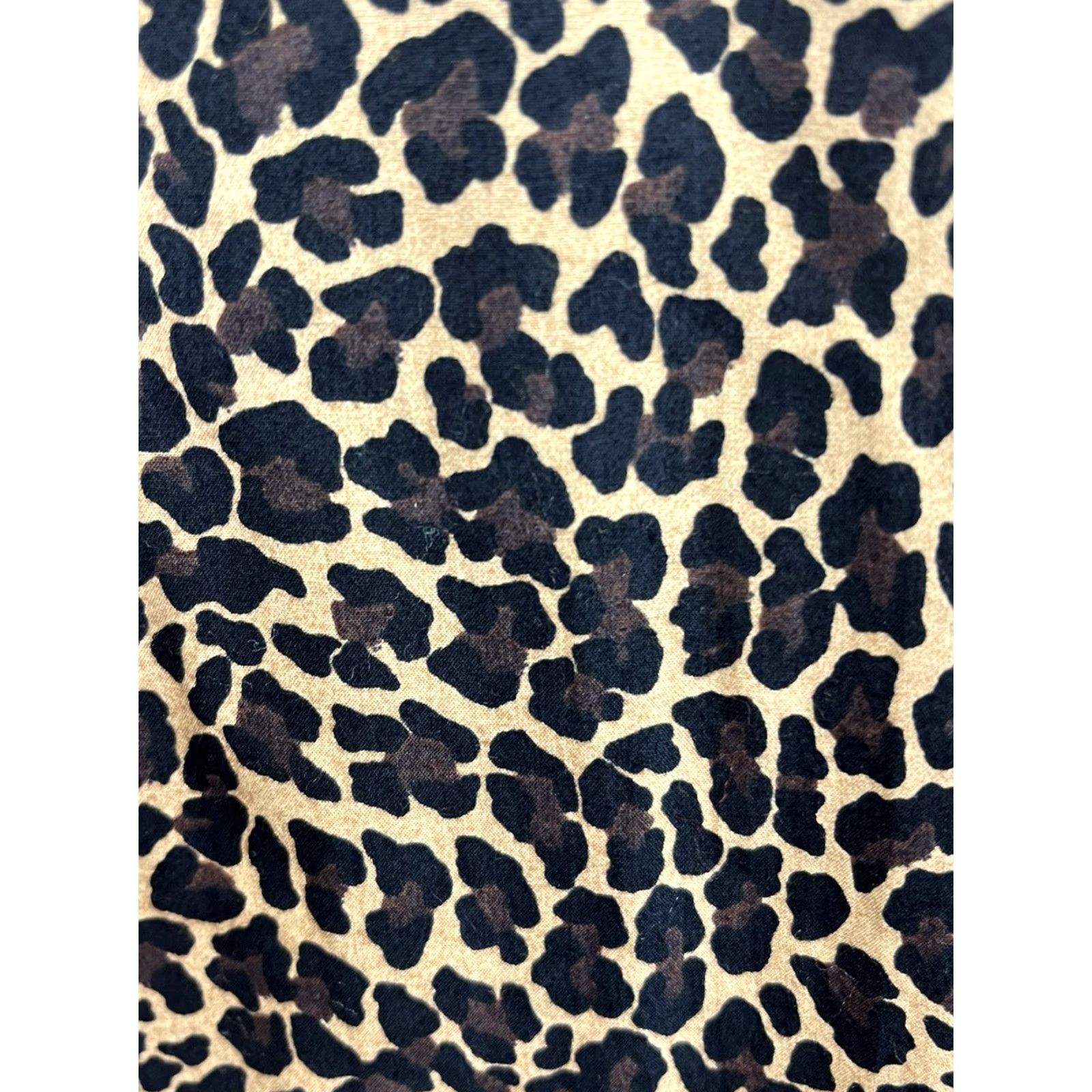 J.Crew Womens J. Crew Button up Shirt Sz M VGUC Animal Print Leopard Cotton Size M / US 6-8 / IT 42-44 - 6 Thumbnail