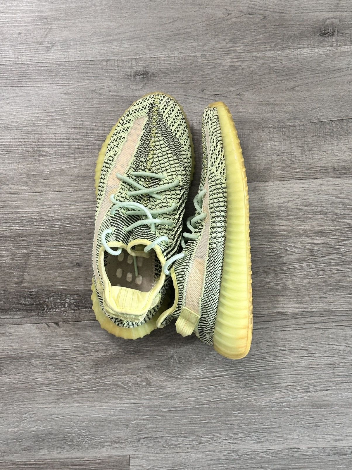 Yeezy ADIDAS YEEZY BOOST 350 V2 YEEZY-Yellow and Green Size US 12 / EU 45 - 8 Thumbnail