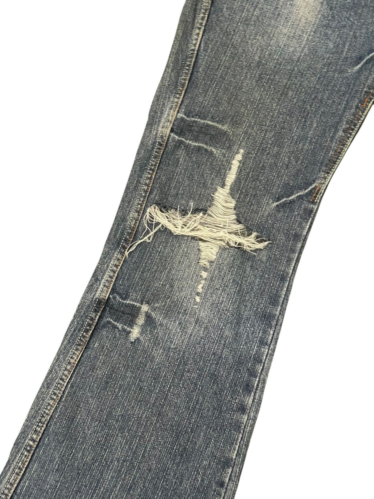 Japanese Brand Flare Jeans Indecent Denim Boot Cut 2🟦2 Size US 31 - 6 Thumbnail