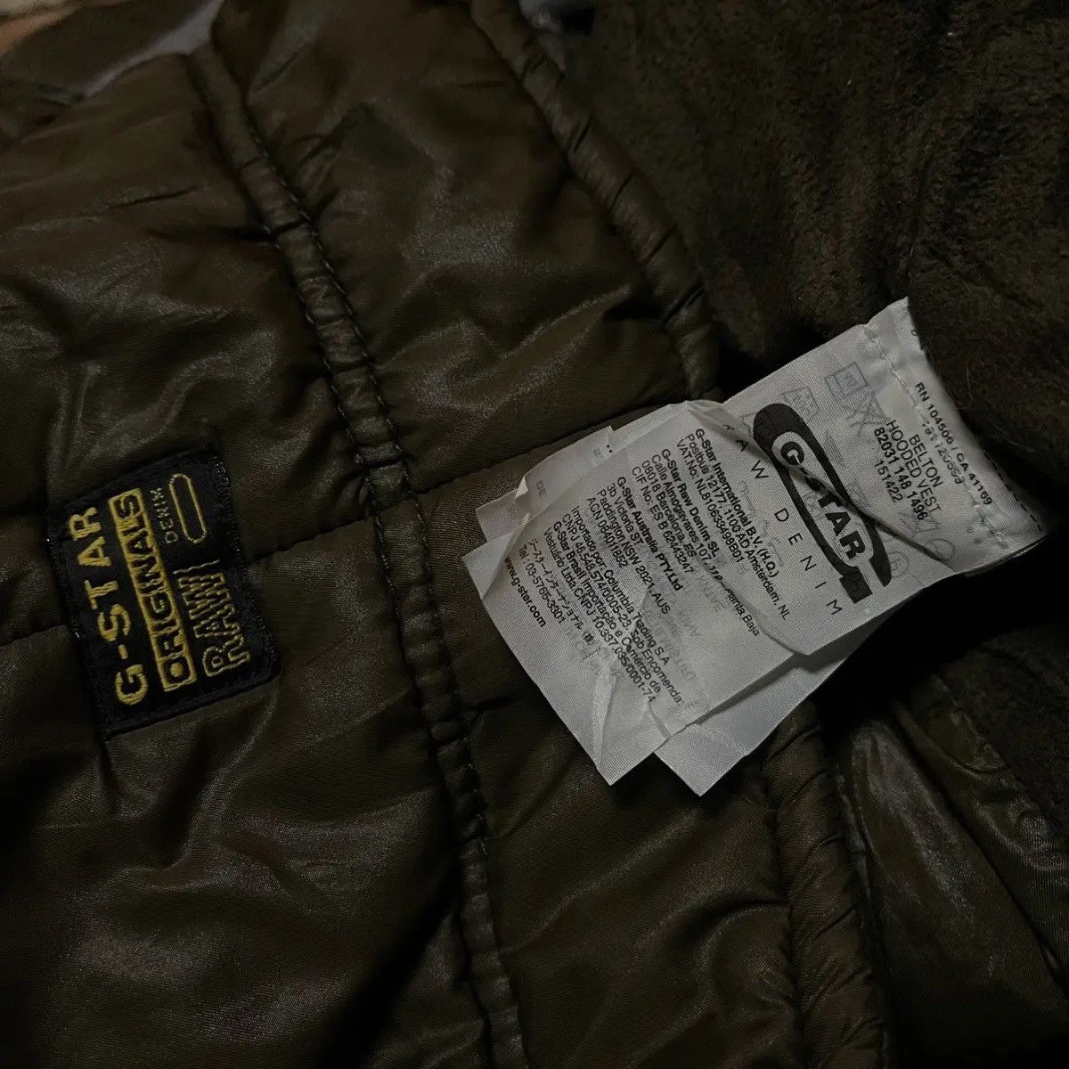 G-Star Gstar Raw vest puffer with hoodie Size US M / EU 48-50 / 2 - 8 Thumbnail