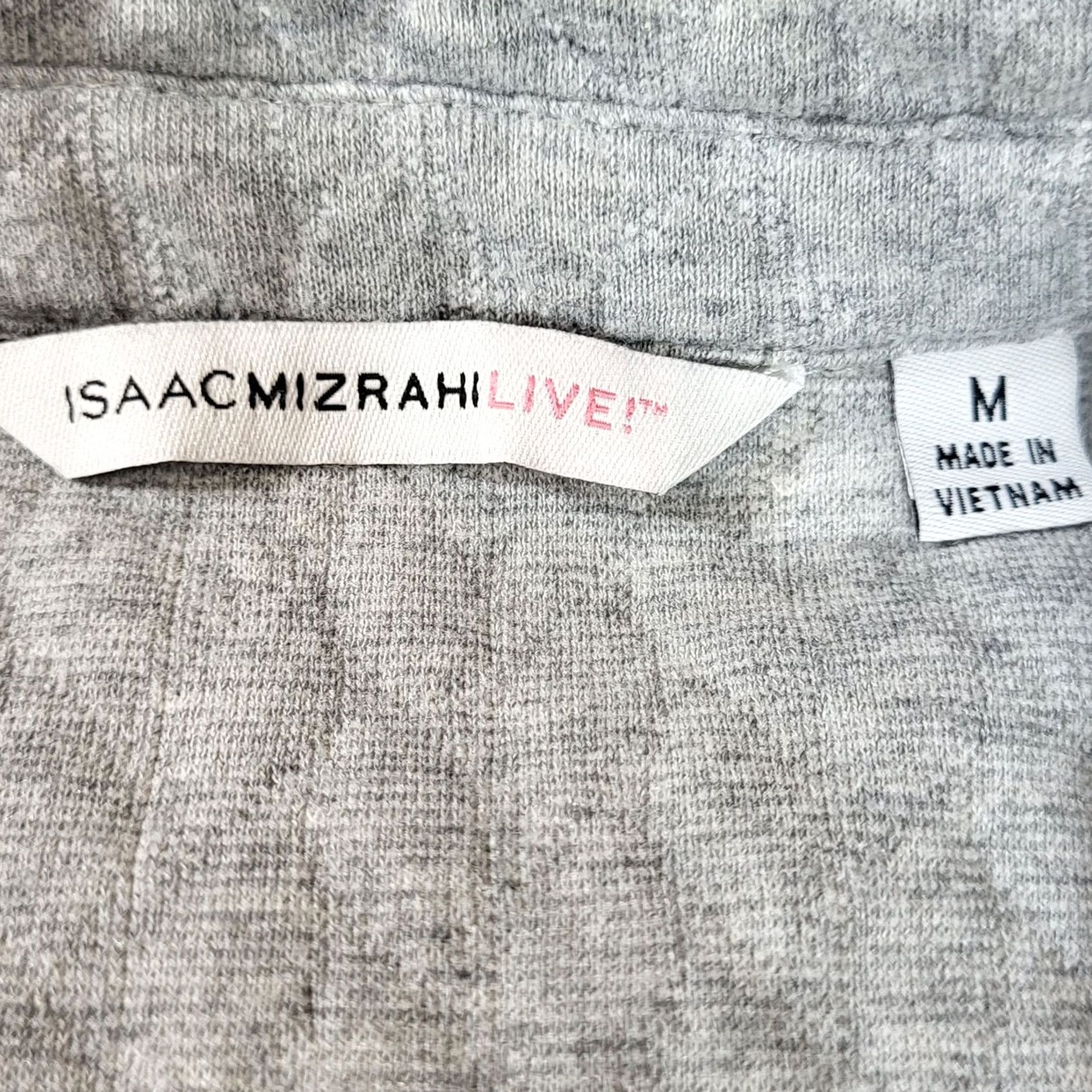 Isaac Mizrahi Isaac Mizrahi Gray Quilted Moto Jacket Women Size M Cotton Blend Zip Pockets Jacket Womens M Gray Quilted Moto Zip Pocket Casual Size M / US 6-8 / IT 42-44 - 4 Thumbnail