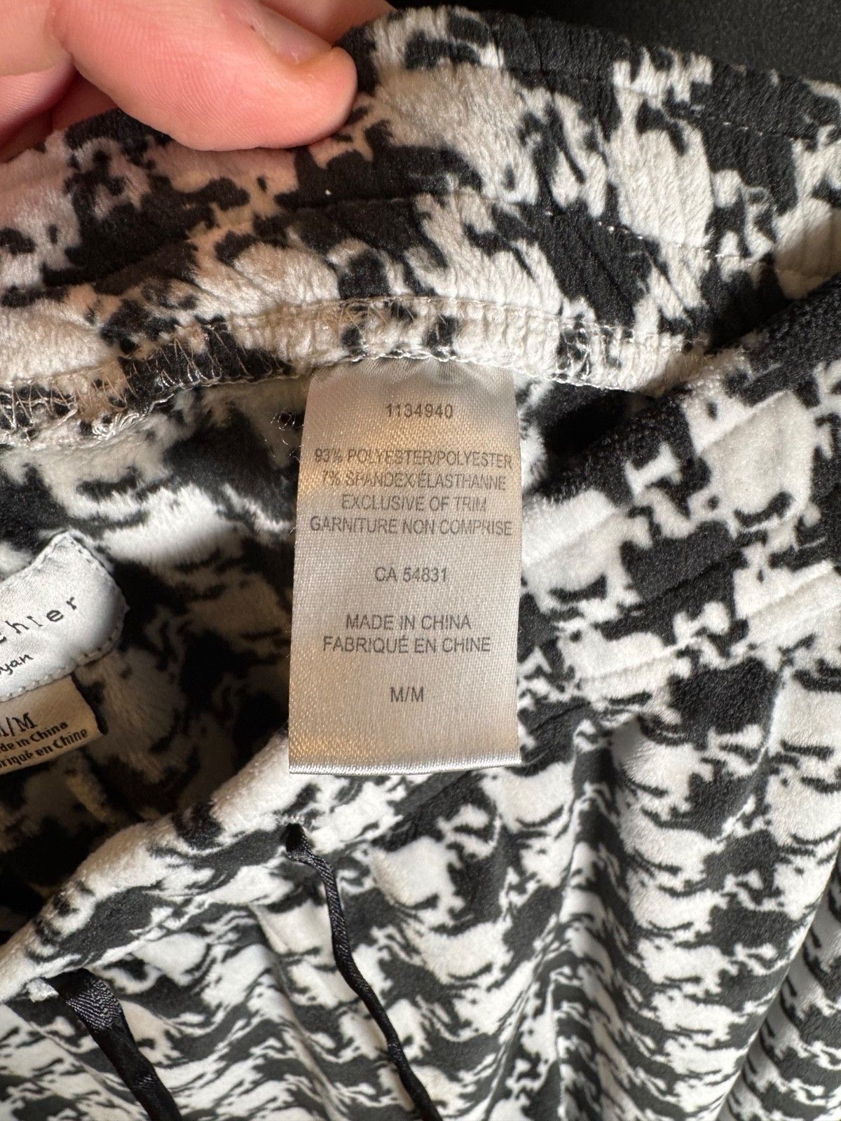 Daniel Buchler Daniel Buchler Women PJ Pants Soft Fleece Size M Size 29" - 4 Thumbnail