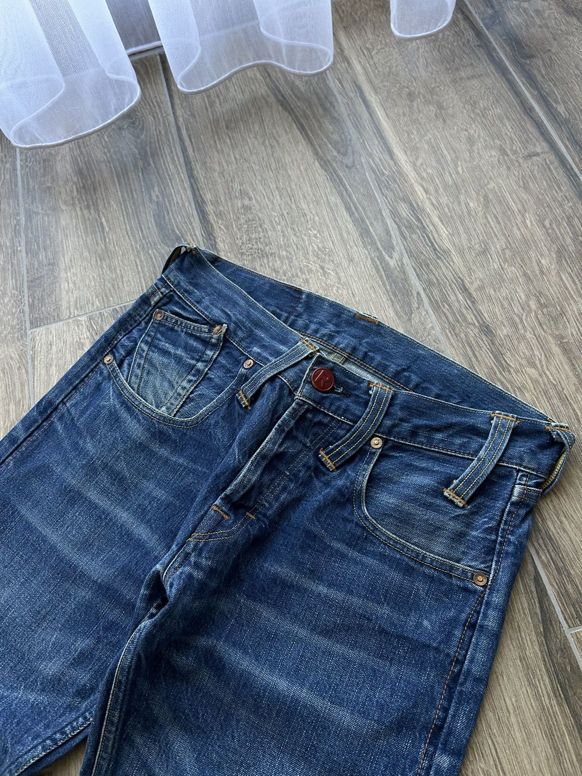 Levi's Vintage Clothing Levis Red Limited Edition jeans R button Japanese denim Size US 33 - 4 Thumbnail