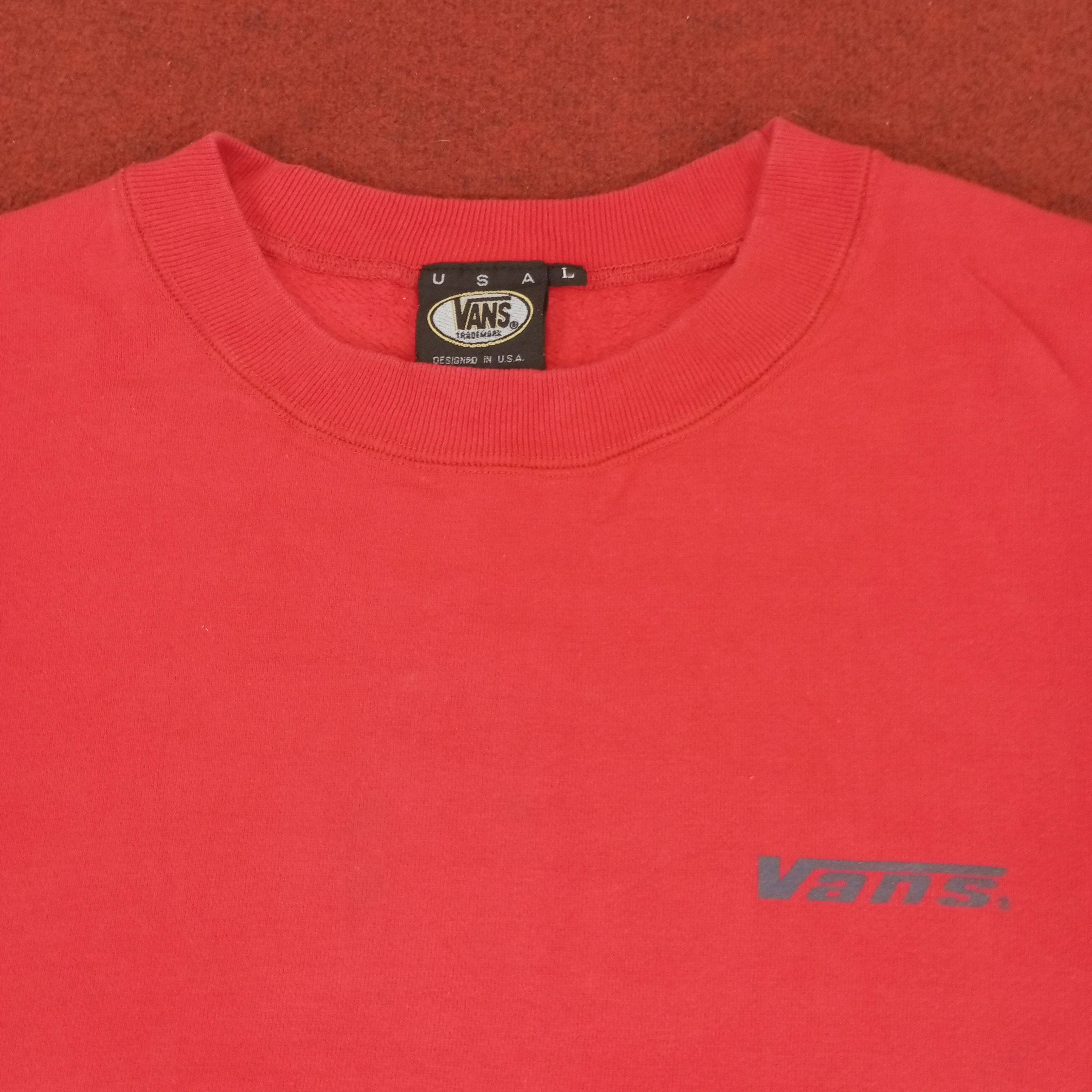 Vans × Vintage Vans Take A Stand Streetwear Style Sweatshirt Size US L / EU 52-54 / 3 - 4 Thumbnail