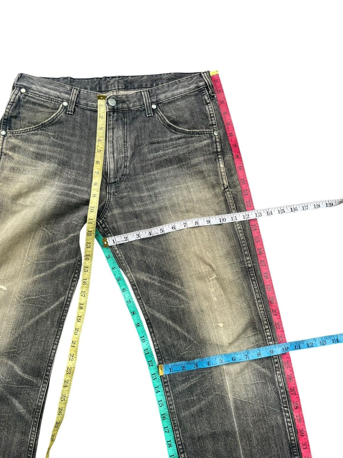 Vintage × Wrangler Vintage 90’s Wrangler Faded Distresed Size US 34 / EU 50 - 17 Thumbnail