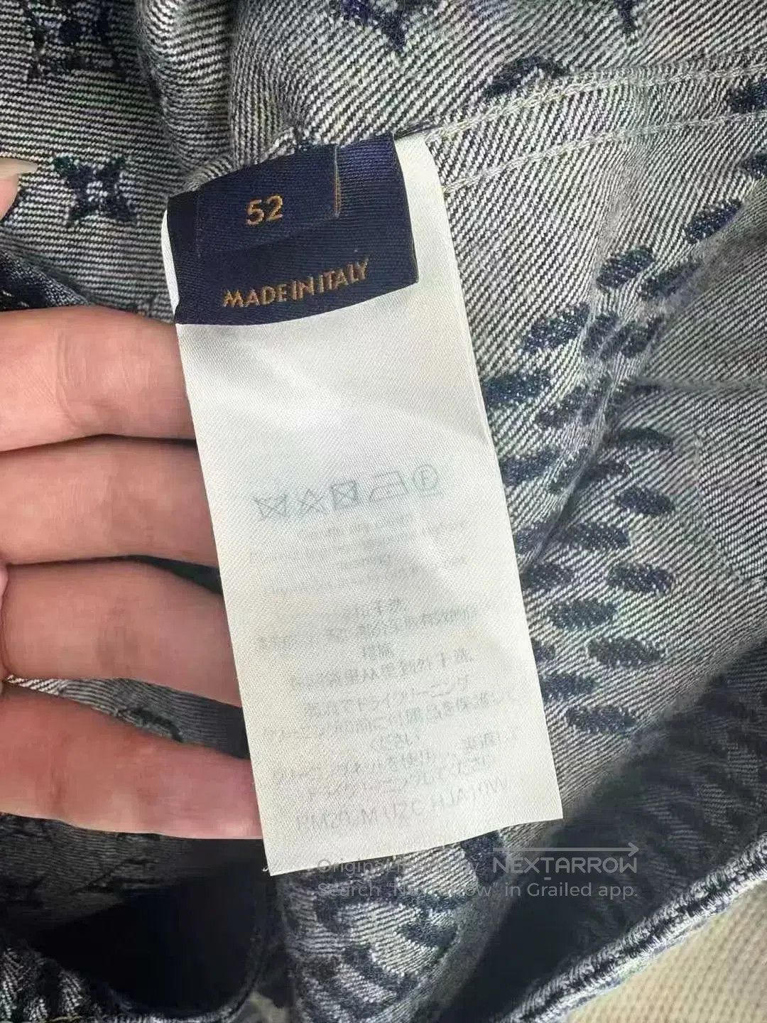 Louis Vuitton Louis Vuitton Nigo Denim Logo Jacket. Size US L / EU 52-54 / 3 - 5 Thumbnail