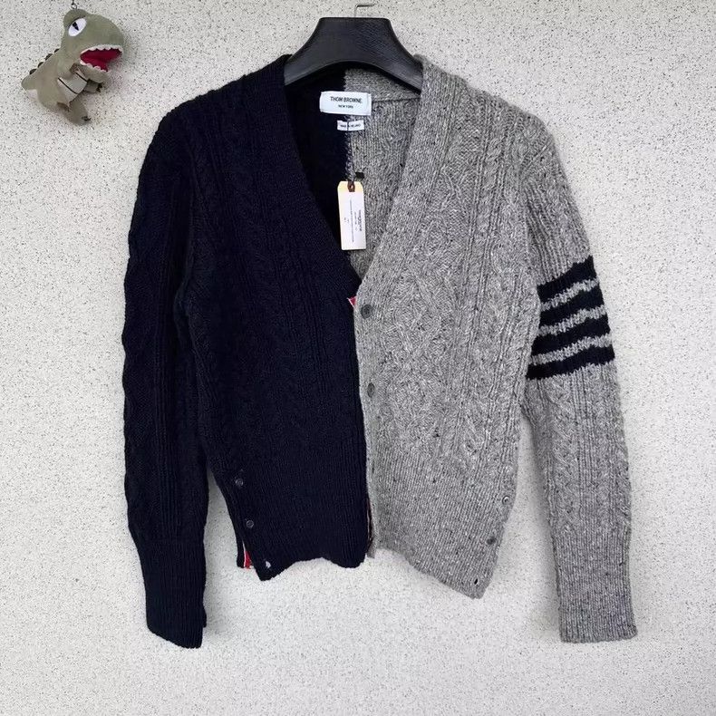 Thom Browne Thom Browne Yin-Yang patchwork sweater Size US L / EU 52-54 / 3 - 1 Thumbnail