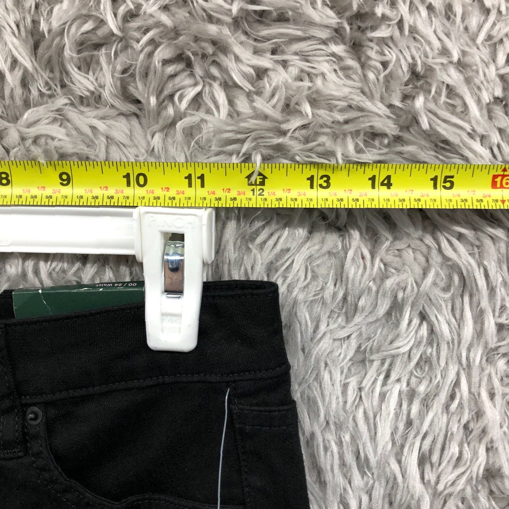 Vintage Wild Fable Highest Rise Skinny Jeans Womens 00 Dark Wash Black Denim Size 24" / US 00 / IT 34 - 2 Thumbnail