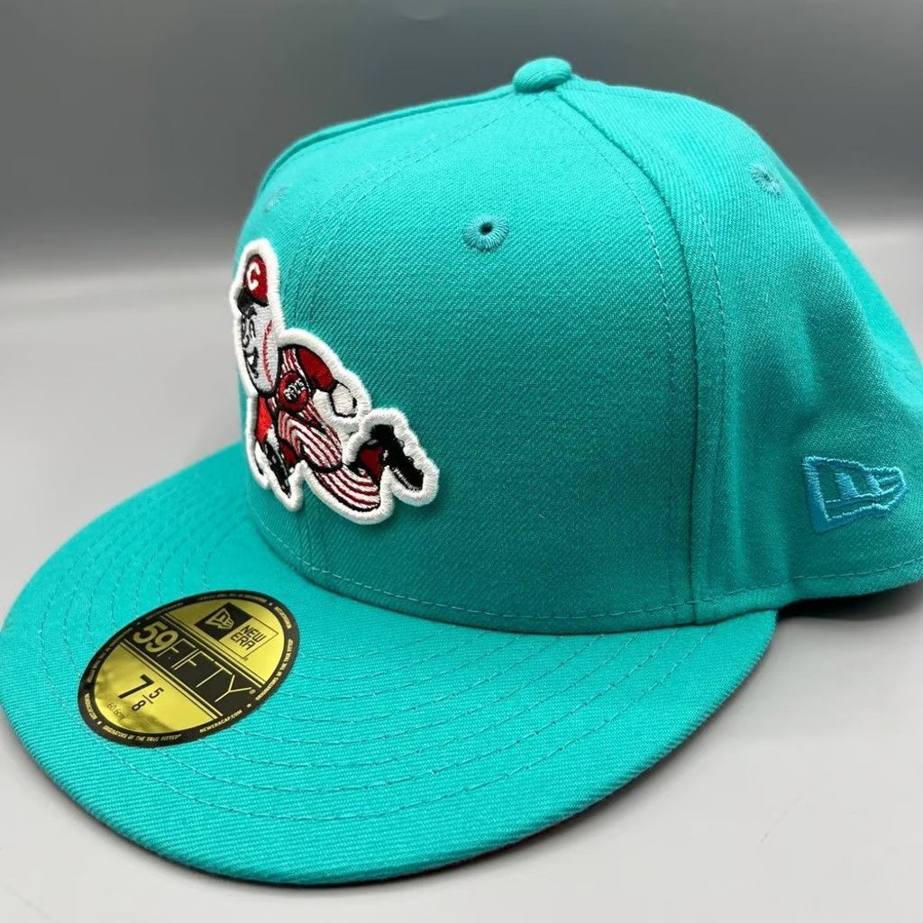 New Era Cincinnati Reds Hat Men 7 5/8 59Fifty New Era Fitted Cap Size ONE SIZE - 2 Thumbnail