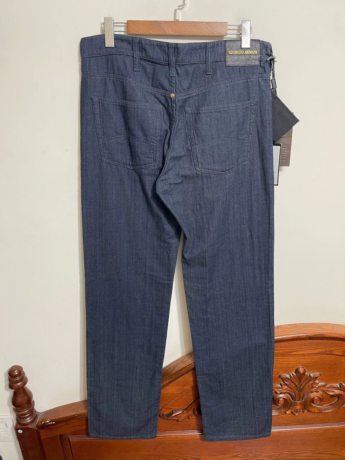 Giorgio Armani Giorgio Armani Men's Limited Edition Wide Leg Denim 34 Size US 34 / EU 50 - 2 Thumbnail