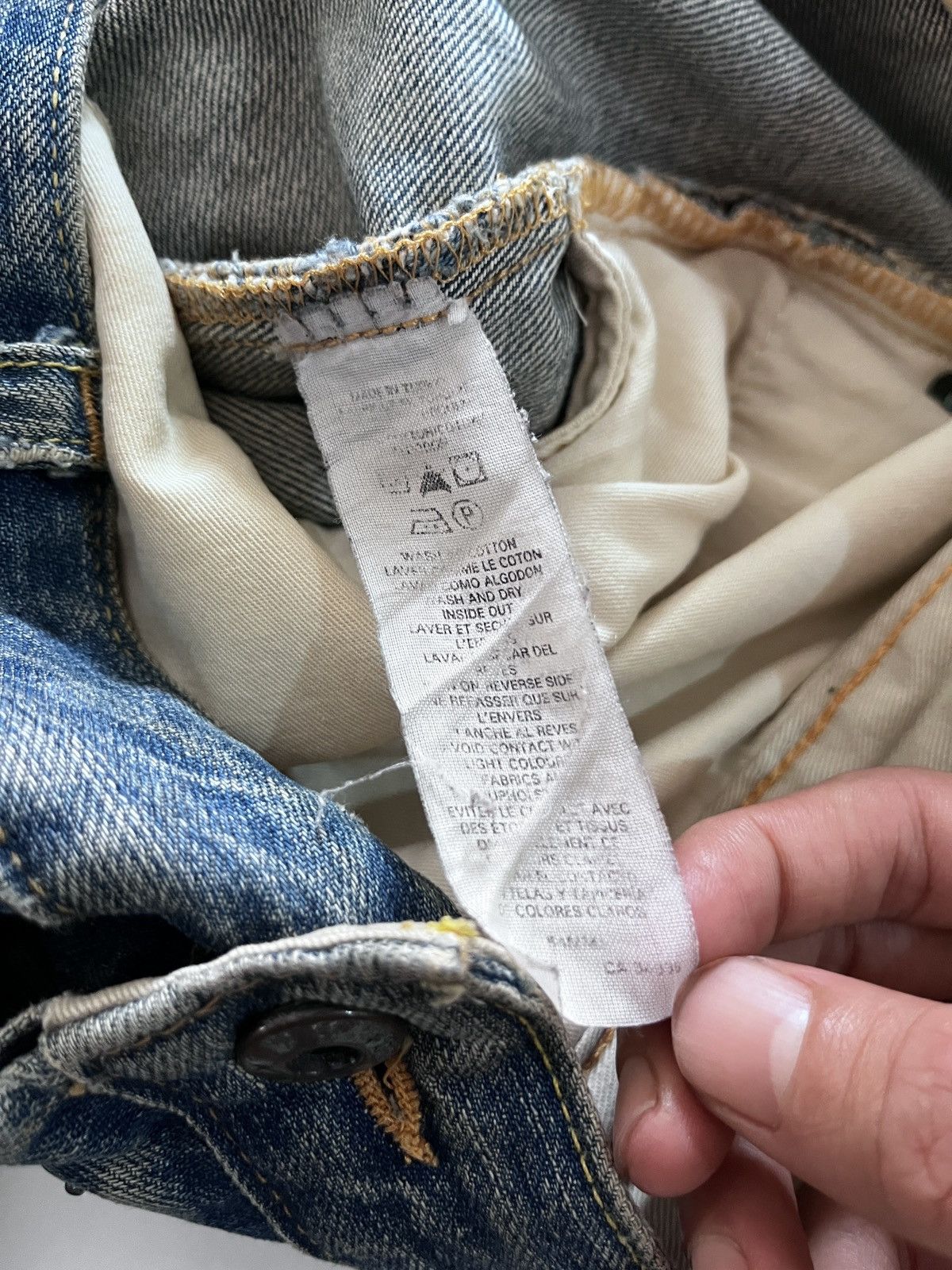 FCUK JAPANESE FCUK FADED JEANS Size US 34 / EU 50 - 11 Thumbnail