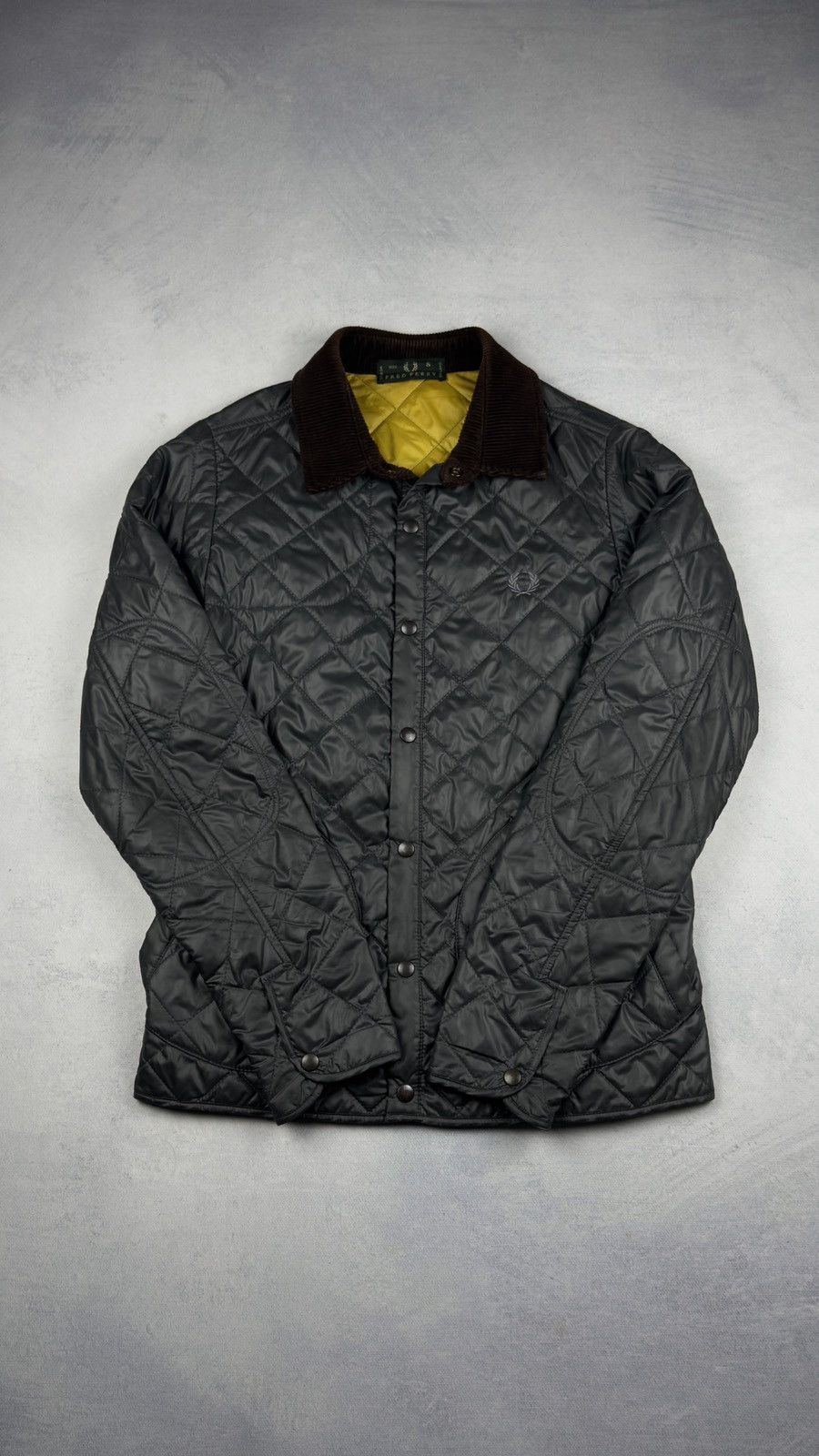 Fred Perry Fred Perry Quilted Jacket Olive Barbour Style Size US S / EU 44-46 / 1 - 1 Thumbnail