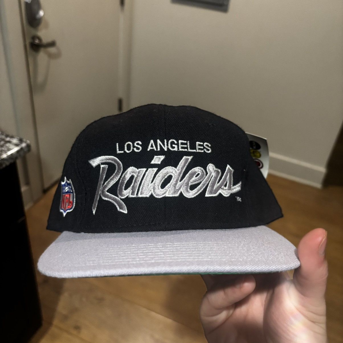 Sports Specialties RARE Los Angeles Raiders Vintage Snapback Hat Size ONE SIZE - 1 Thumbnail