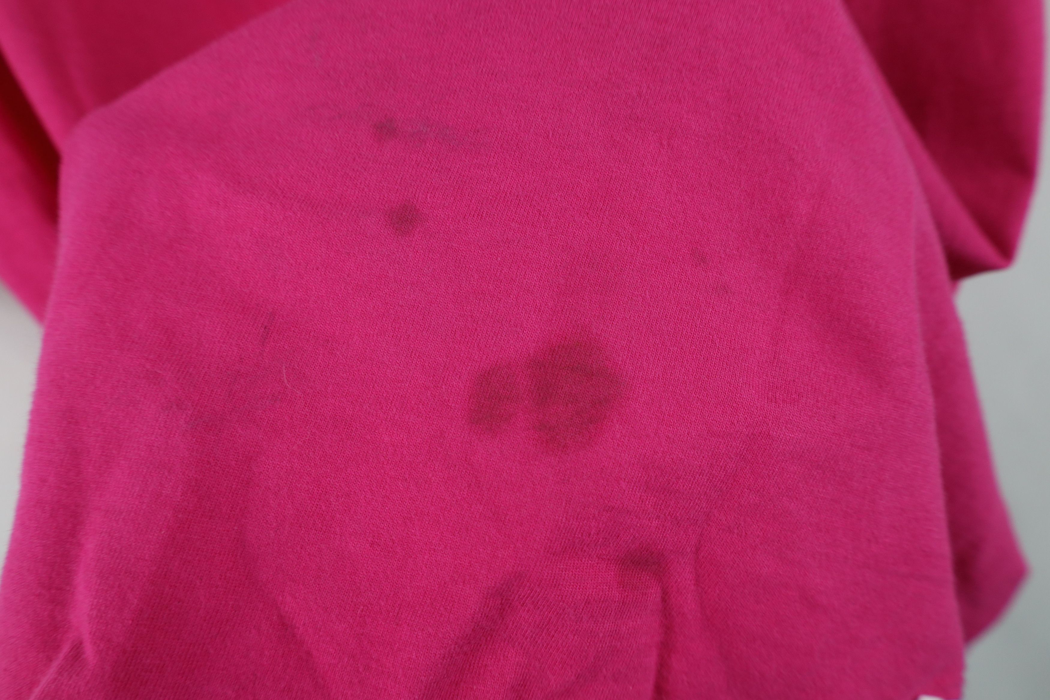 Russell Athletic Vintage 90s Russell Athletic Blank Cotton T-Shirt Pink USA Size US XL / EU 56 / 4 - 8 Thumbnail