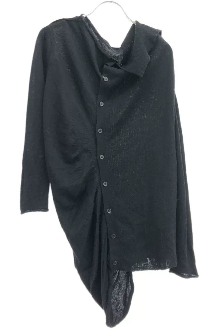 Yohji Yamamoto Yohji Yamamoto Noir Asymmetric Cardigan Size US M / EU 48-50 / 2 - 1 Thumbnail