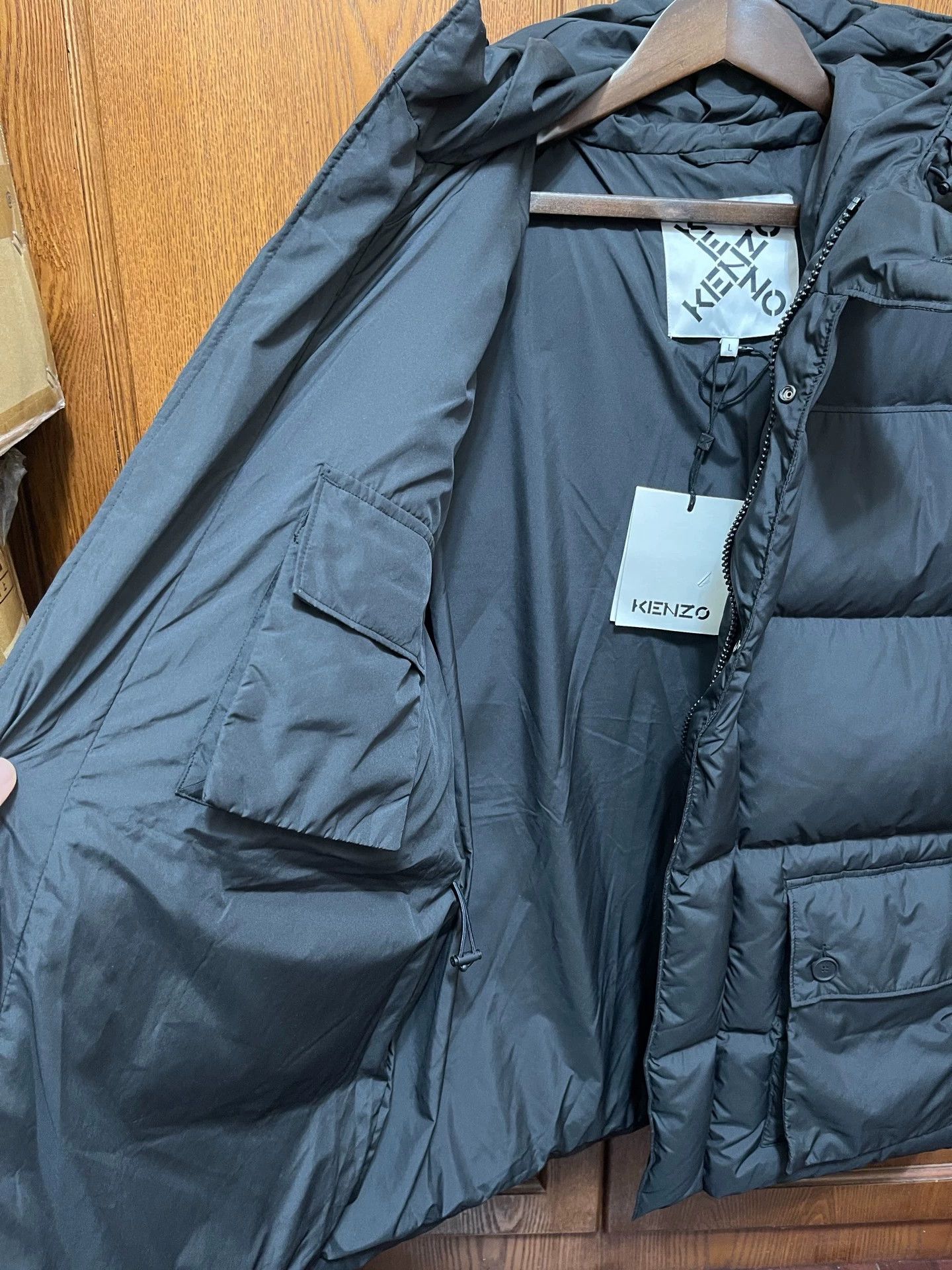 Kenzo Kenzo Oversized Hooded Down Coat L Size US L / EU 52-54 / 3 - 6 Thumbnail