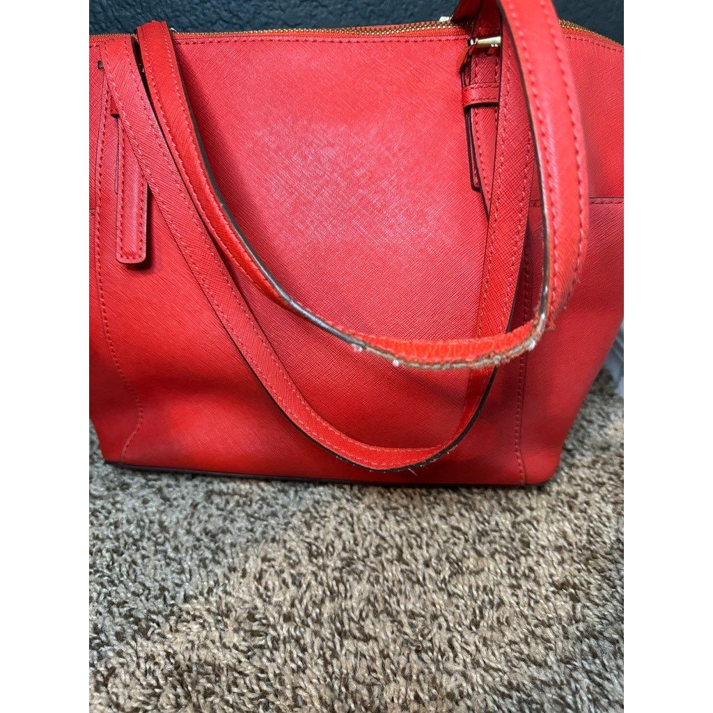 Vintage Michael Kors Large Charlotte Tote- Red Size ONE SIZE - 7 Thumbnail