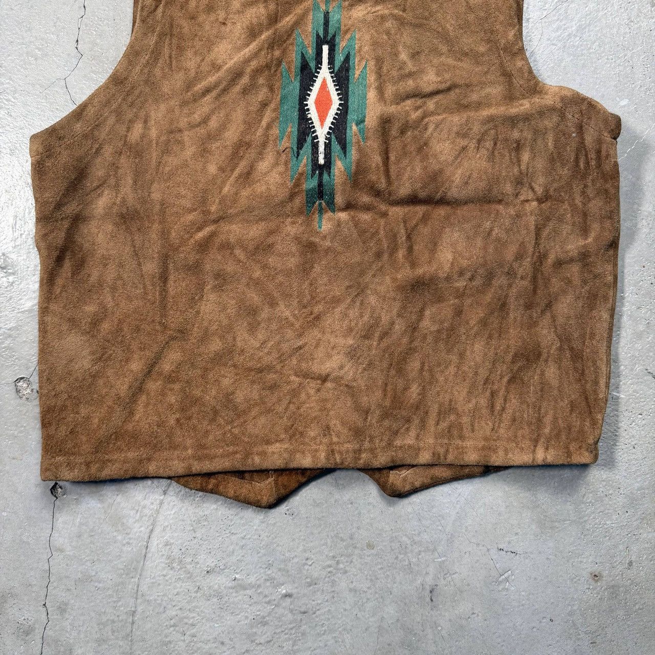 Other Vintage Gembony Suede Leather Southwestern Western Vest Size US M / EU 48-50 / 2 - 8 Thumbnail
