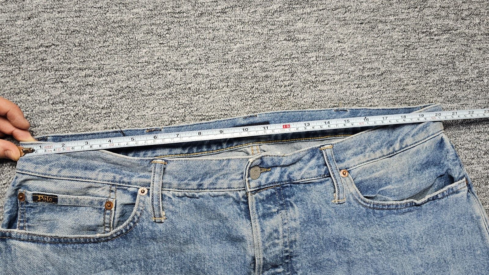 Polo Ralph Lauren Vintage 90s Polo Ralph Lauren Acid Wash Jeans High Rise W40 Size US 40 / EU 56 - 13 Thumbnail