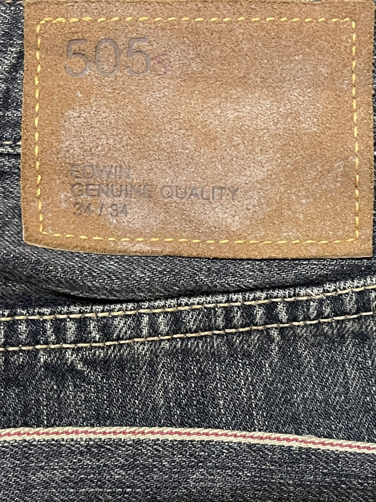 Edwin 💥Deadstock💥 BNWT Vintage Edwin 505 Selvedge Wide Leg Distres Size US 34 / EU 50 - 14 Thumbnail