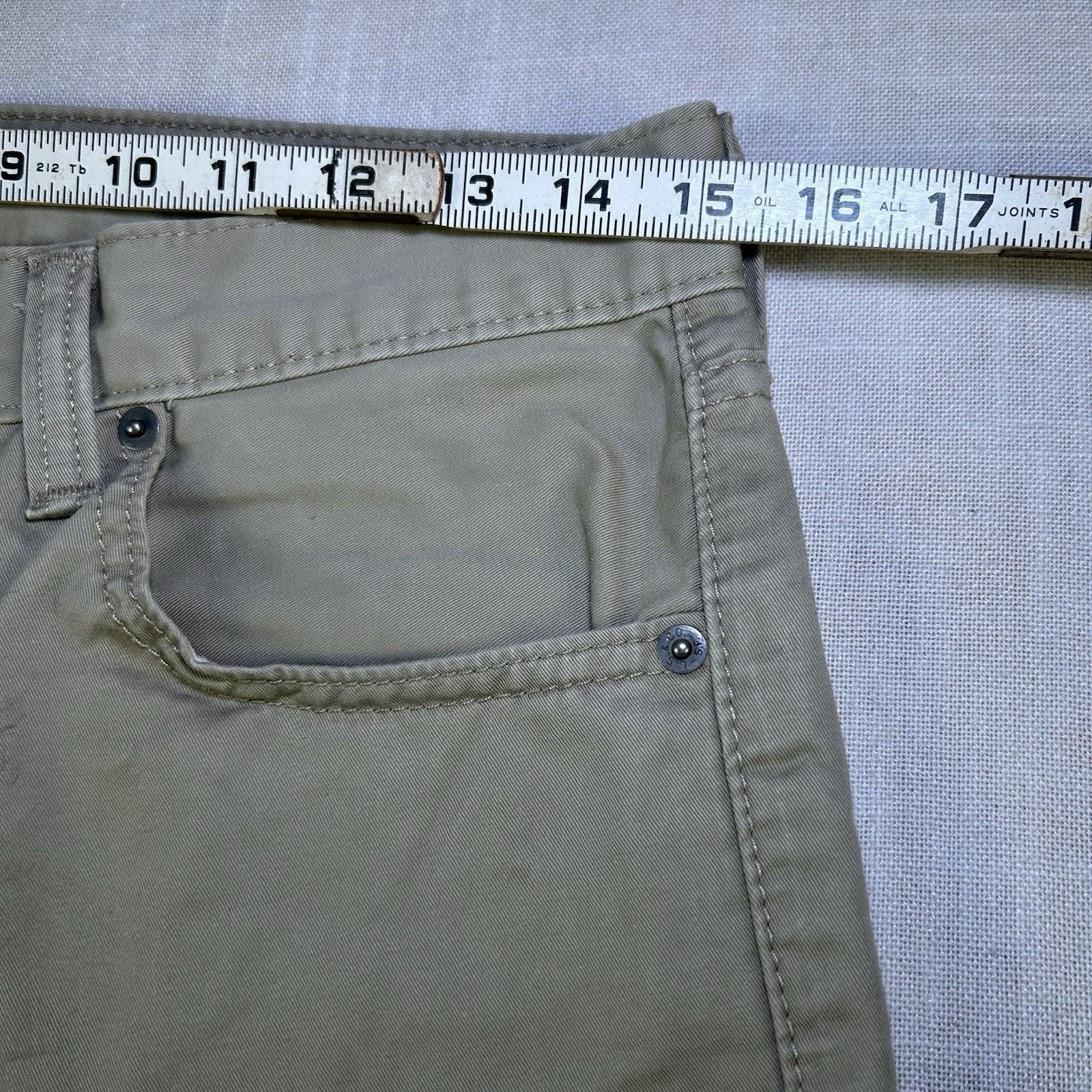 Levi's Levi's 511 Tapered Khaki 100% Cotton Casual Pants Mens 30x32 Size US 30 / EU 46 - 2 Thumbnail