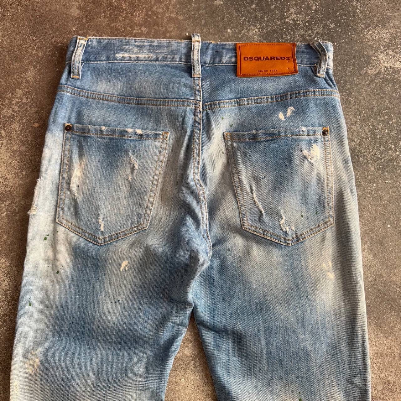 Dsquared2 × Vintage Dsquared2 Amazing Distressed Jeans Size 32" / US 10 / IT 46 - 10 Thumbnail