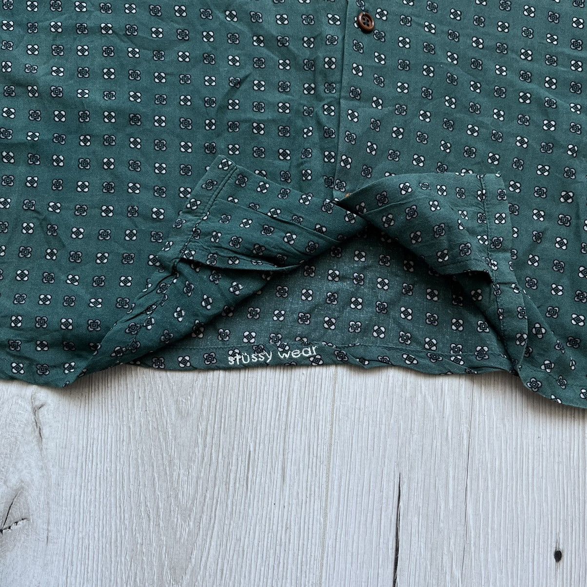 Stussy × Vintage Rare Stüssy Wear Monogram Rayon Button Up Shirt S size Mens Size US S / EU 44-46 / 1 - 4 Thumbnail