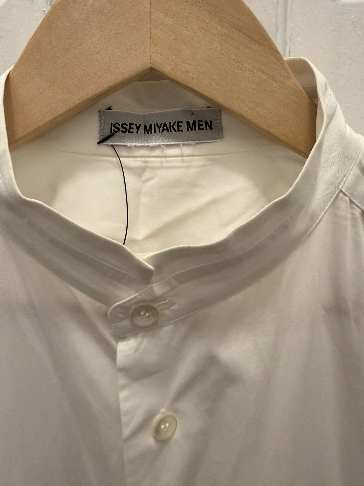Issey Miyake Iconic Mandarin Split Hem Button Up Size US L / EU 52-54 / 3 - 2 Thumbnail