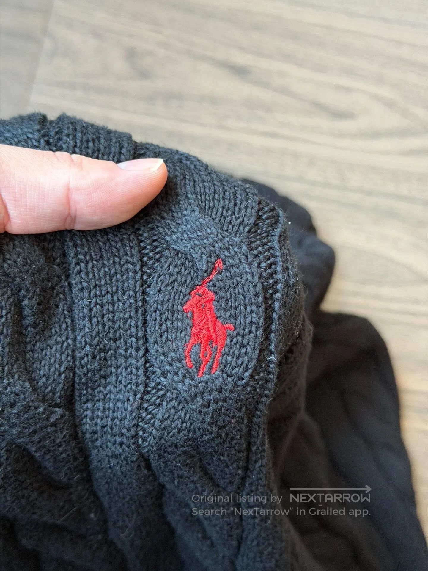 Polo Ralph Lauren Ralph Lauren Black Knit Zip-Up Sweater. Size US XL / EU 56 / 4 - 2 Thumbnail